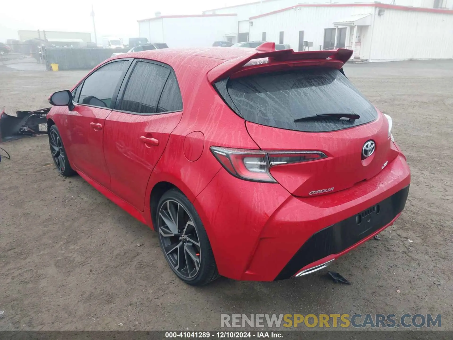 3 fotografías del automóvil dañado JTNA4MBE7M3130897 TOYOTA COROLLA 2021