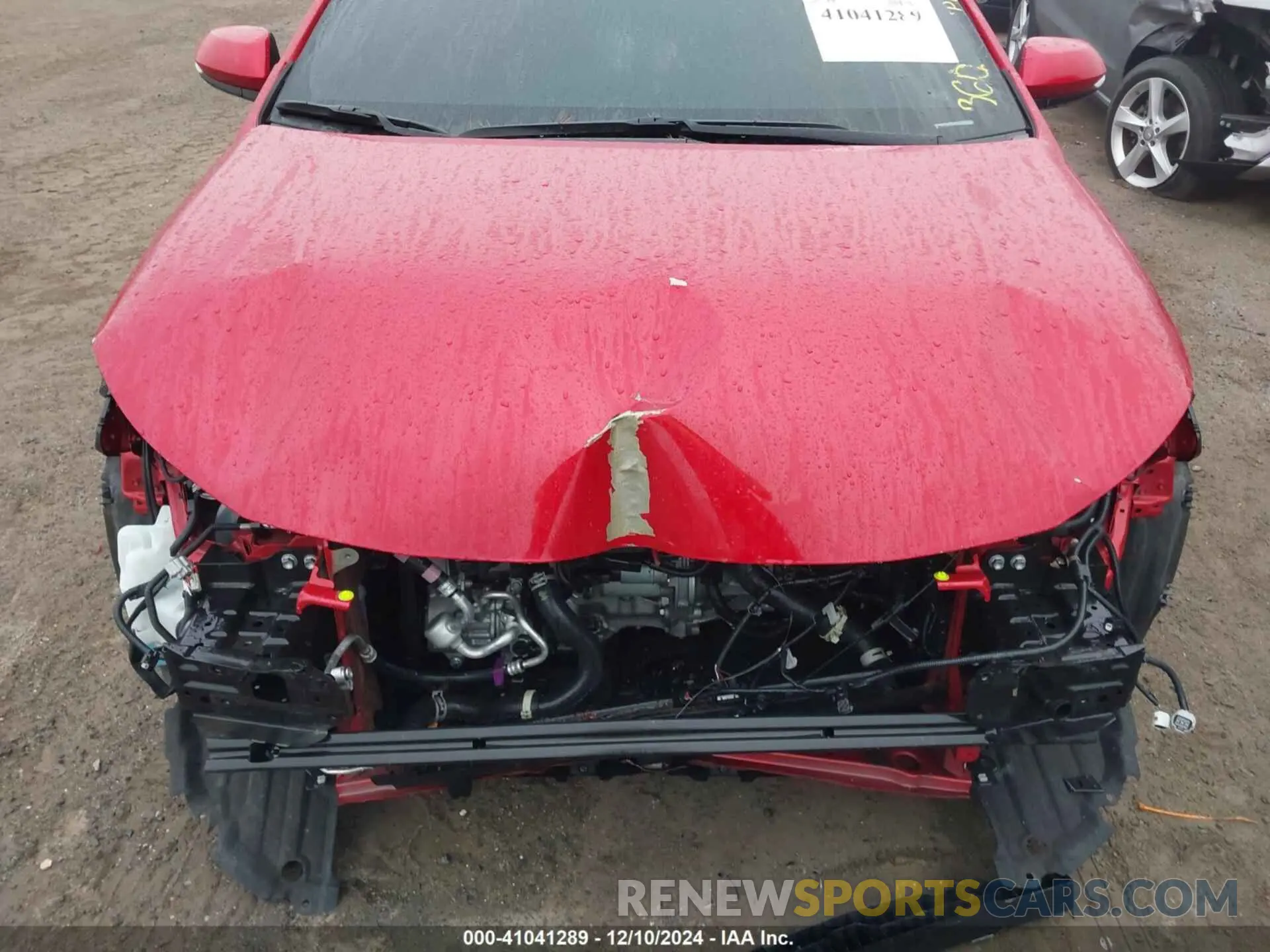 6 fotografías del automóvil dañado JTNA4MBE7M3130897 TOYOTA COROLLA 2021