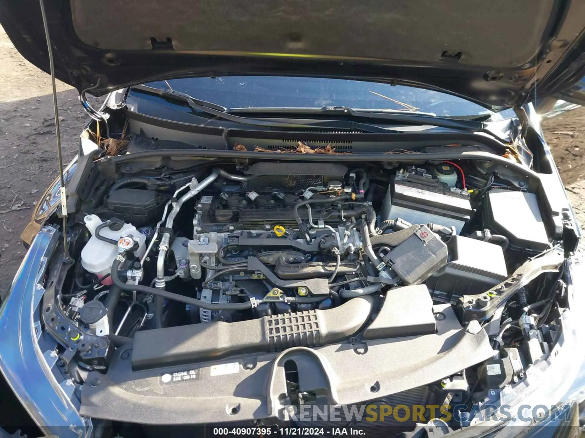 10 fotografías del automóvil dañado JTNA4MBE8M3115700 TOYOTA COROLLA 2021