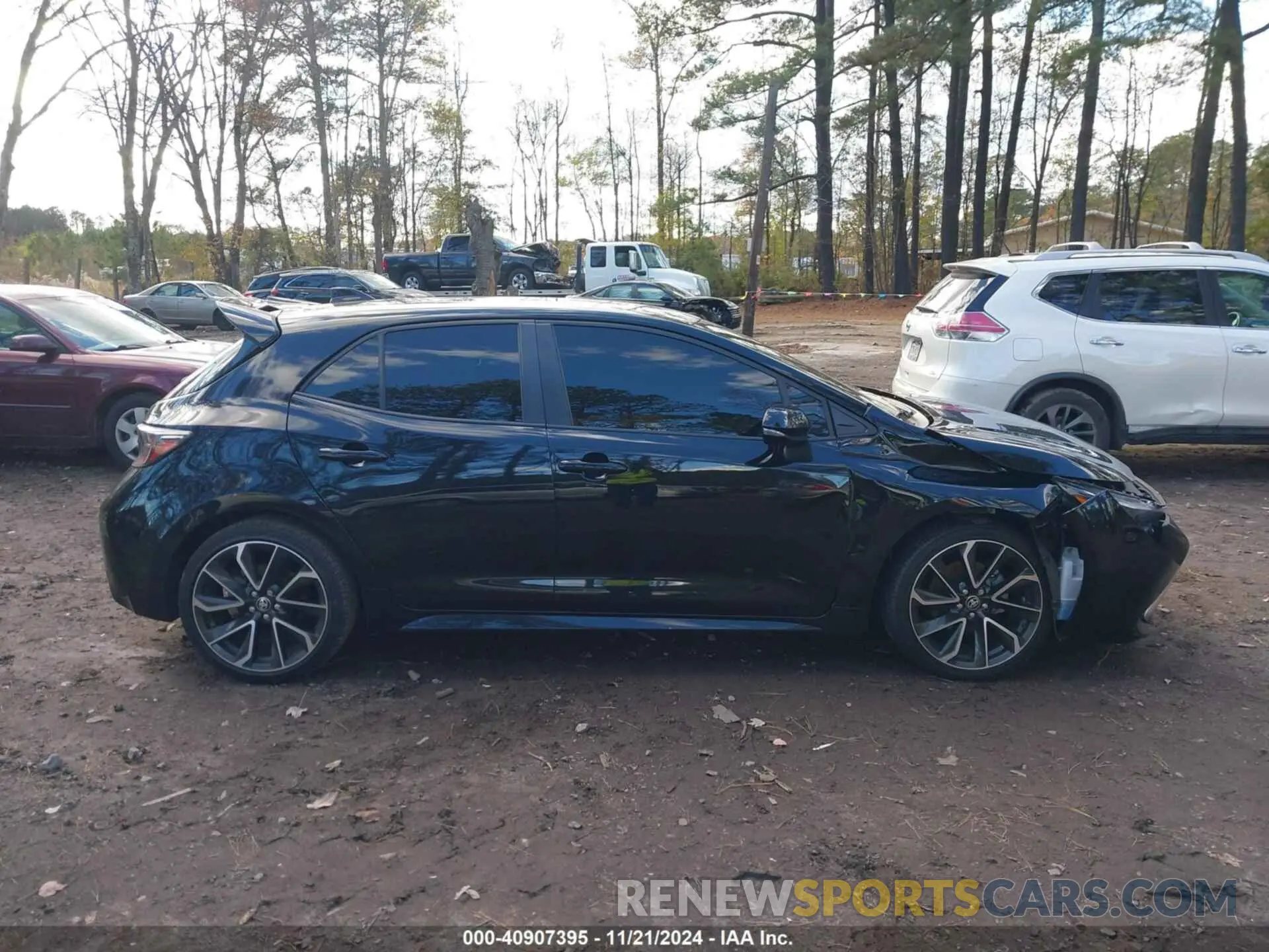 13 fotografías del automóvil dañado JTNA4MBE8M3115700 TOYOTA COROLLA 2021