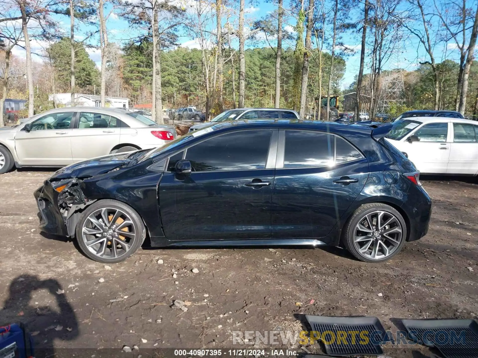 14 fotografías del automóvil dañado JTNA4MBE8M3115700 TOYOTA COROLLA 2021