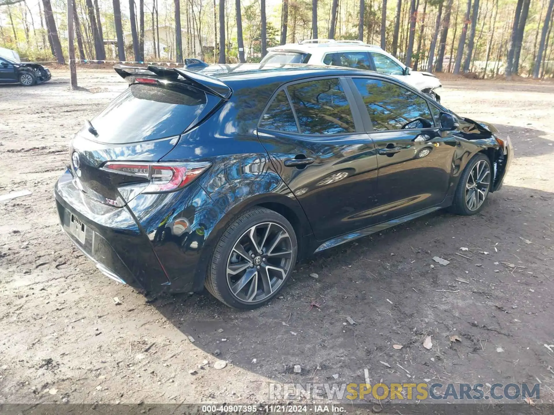 4 fotografías del automóvil dañado JTNA4MBE8M3115700 TOYOTA COROLLA 2021