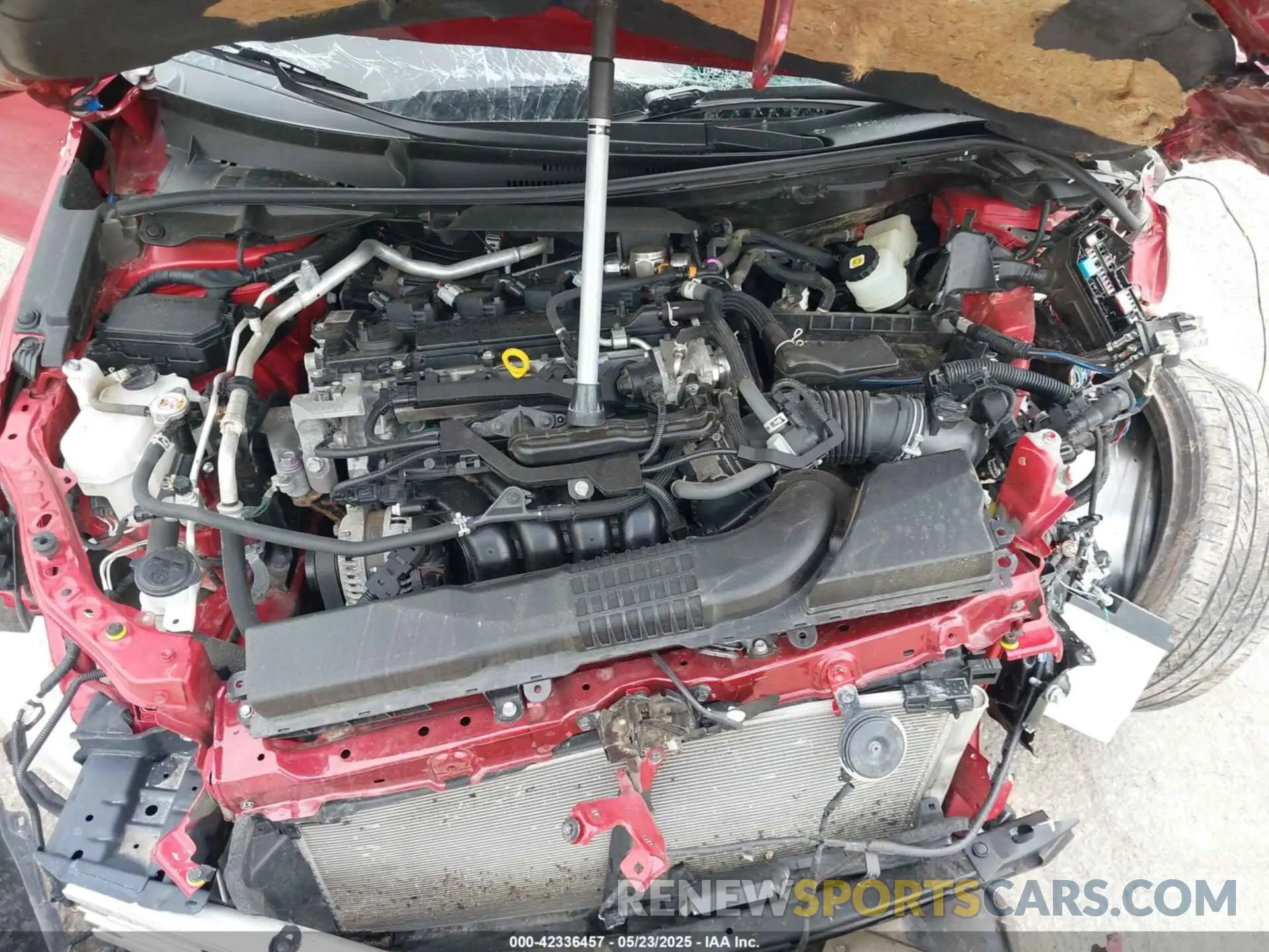 10 fotografías del automóvil dañado JTNA4MBE9M3140914 TOYOTA COROLLA 2021