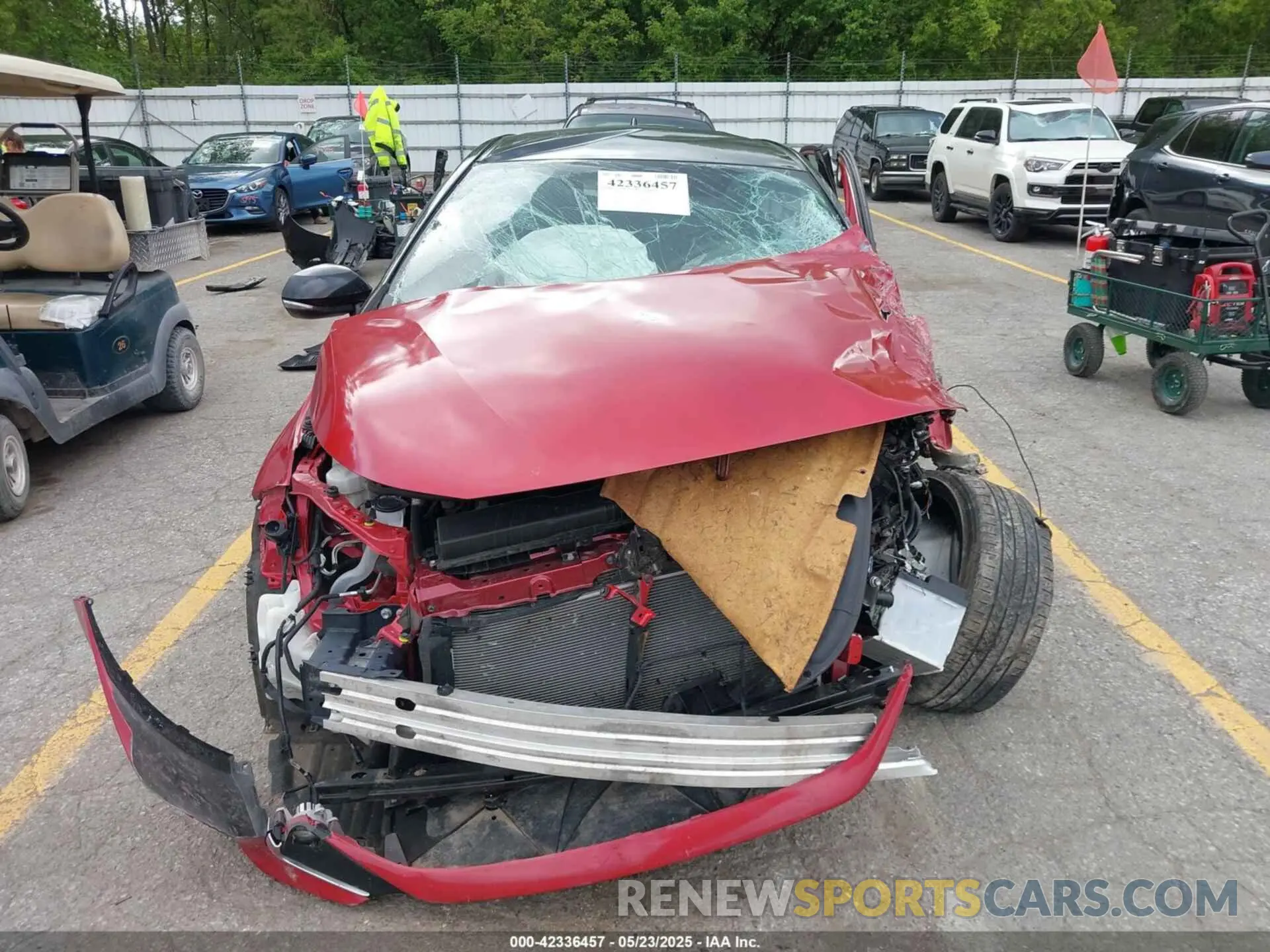 13 fotografías del automóvil dañado JTNA4MBE9M3140914 TOYOTA COROLLA 2021