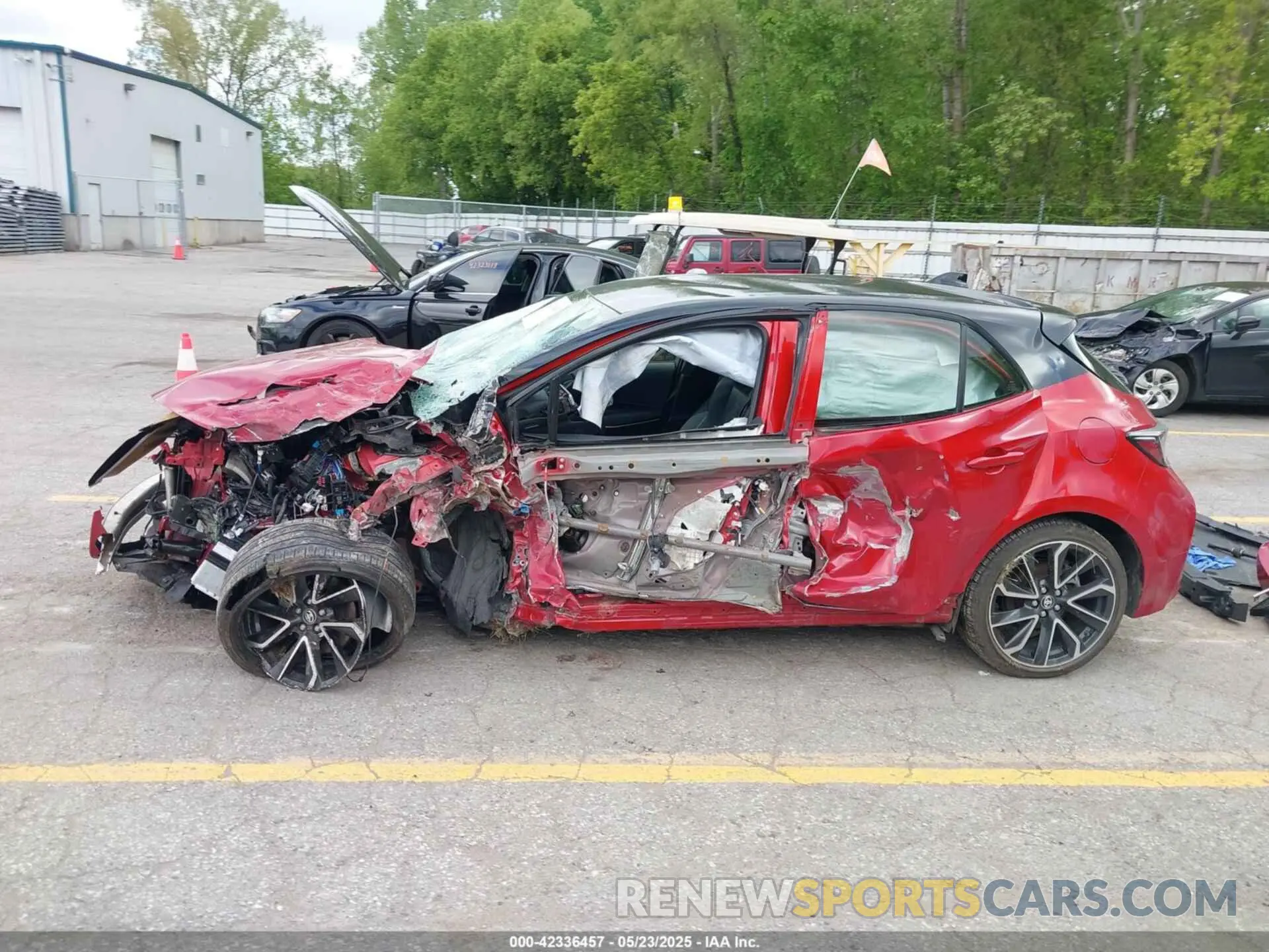 15 fotografías del automóvil dañado JTNA4MBE9M3140914 TOYOTA COROLLA 2021