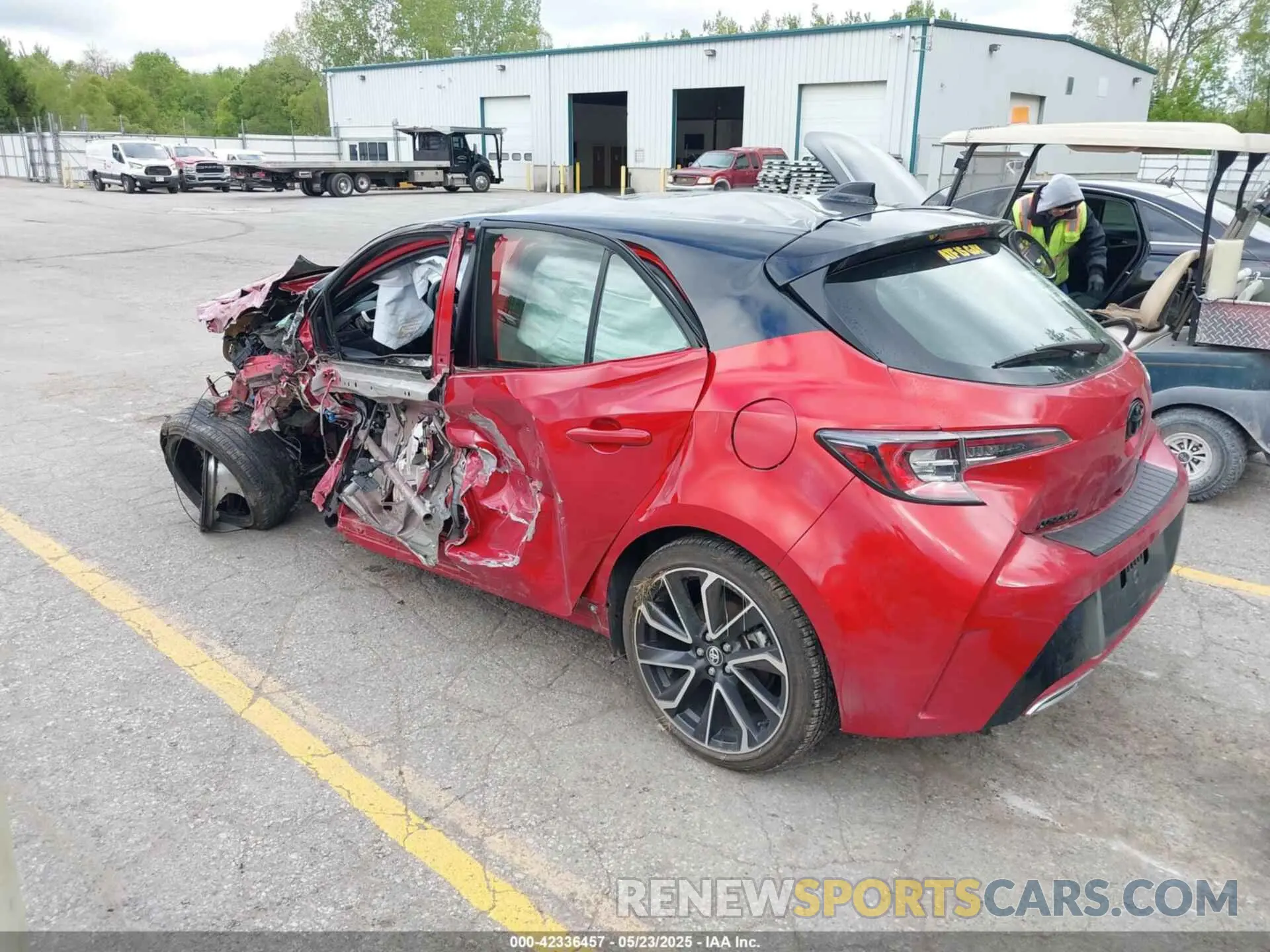 3 fotografías del automóvil dañado JTNA4MBE9M3140914 TOYOTA COROLLA 2021