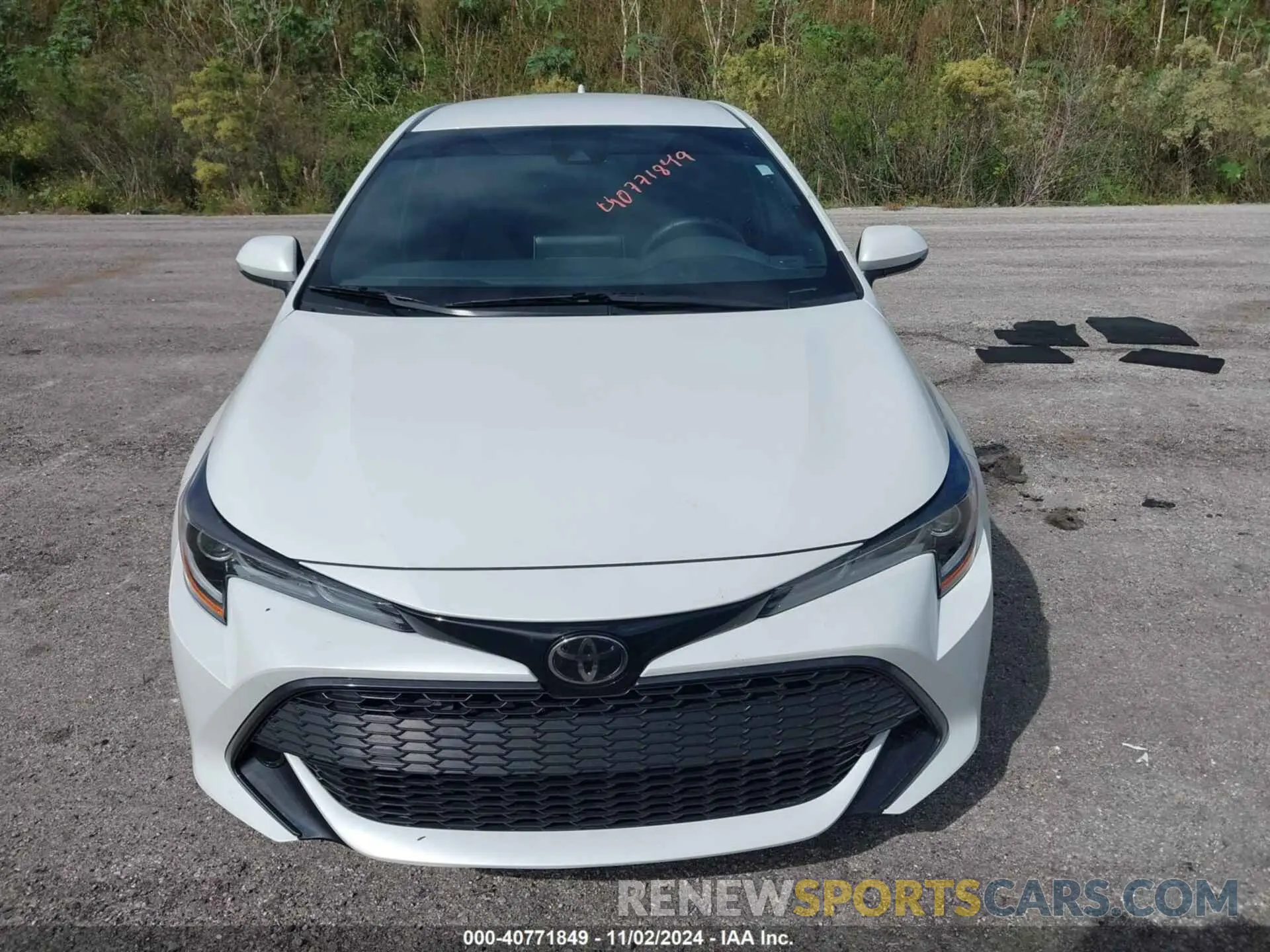 12 fotografías del automóvil dañado JTNB4MBE1M3143066 TOYOTA COROLLA 2021