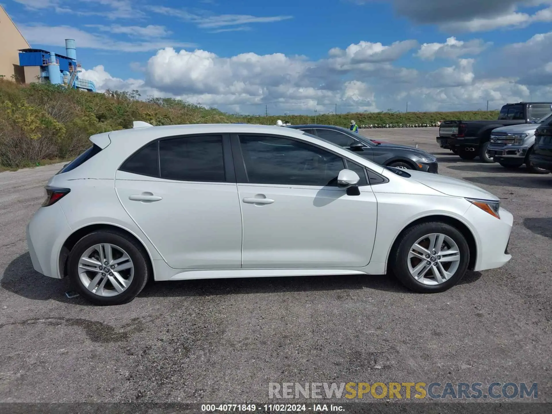 13 fotografías del automóvil dañado JTNB4MBE1M3143066 TOYOTA COROLLA 2021