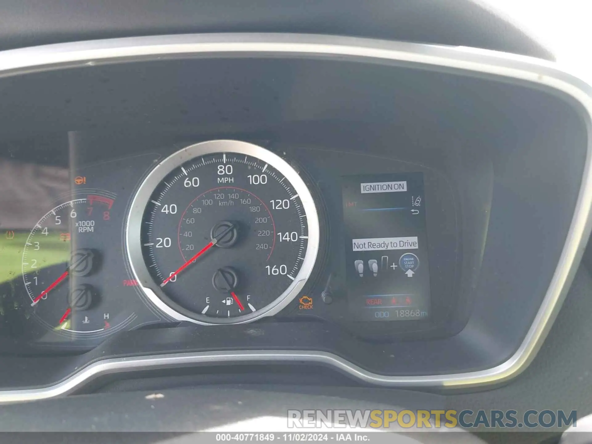 7 fotografías del automóvil dañado JTNB4MBE1M3143066 TOYOTA COROLLA 2021