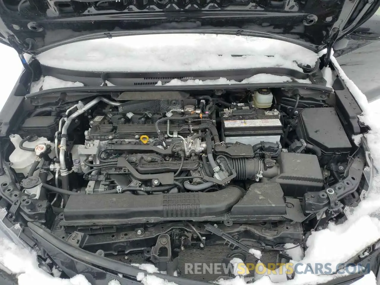 11 fotografías del automóvil dañado JTNB4MBE3M3110683 TOYOTA COROLLA 2021