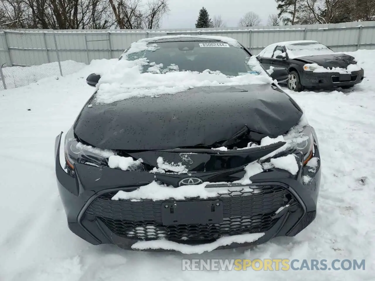 5 fotografías del automóvil dañado JTNB4MBE3M3110683 TOYOTA COROLLA 2021