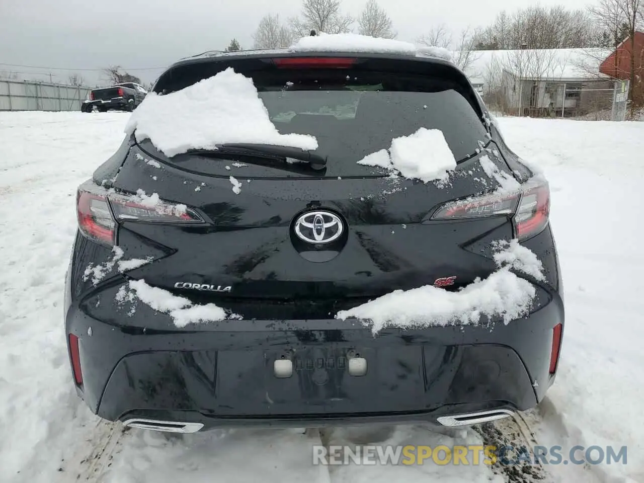 6 fotografías del automóvil dañado JTNB4MBE3M3110683 TOYOTA COROLLA 2021