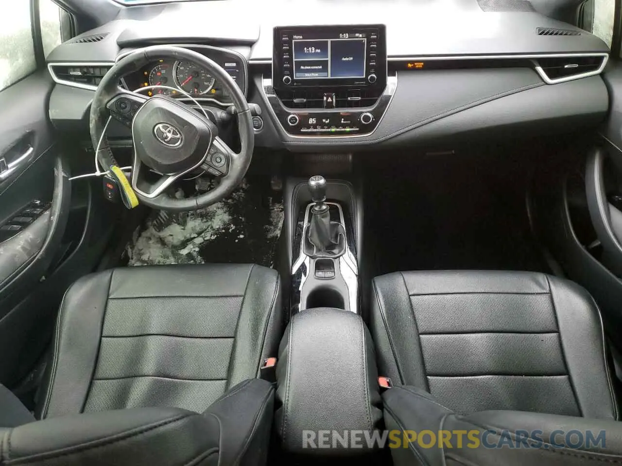 8 fotografías del automóvil dañado JTNB4MBE3M3110683 TOYOTA COROLLA 2021