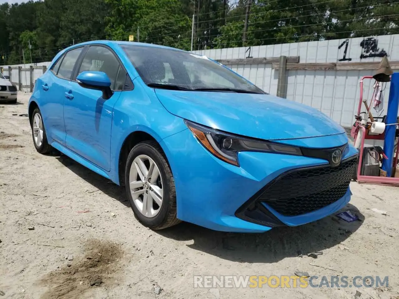 1 fotografías del automóvil dañado JTNB4MBE3M3125930 TOYOTA COROLLA 2021