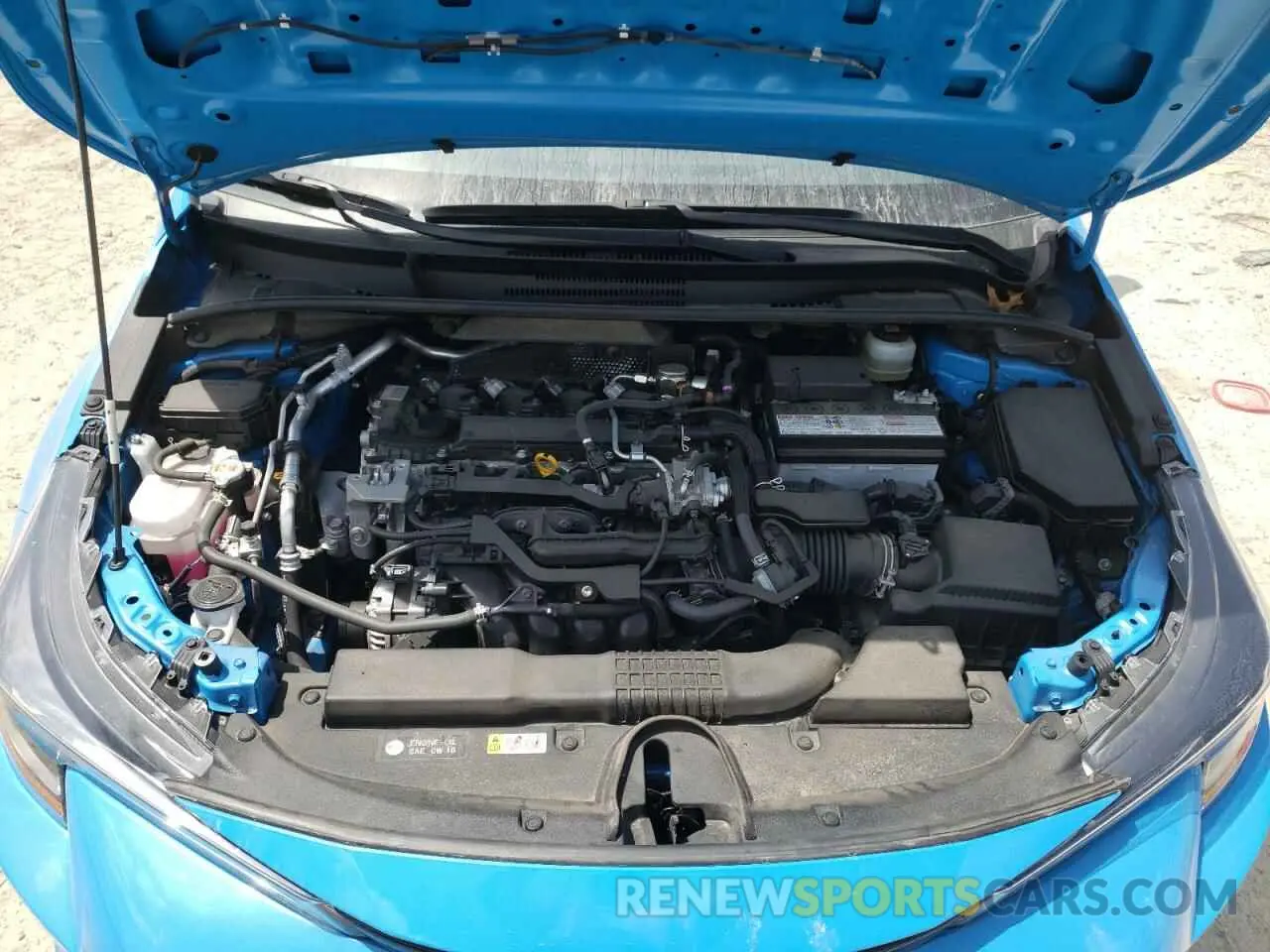 7 fotografías del automóvil dañado JTNB4MBE3M3125930 TOYOTA COROLLA 2021