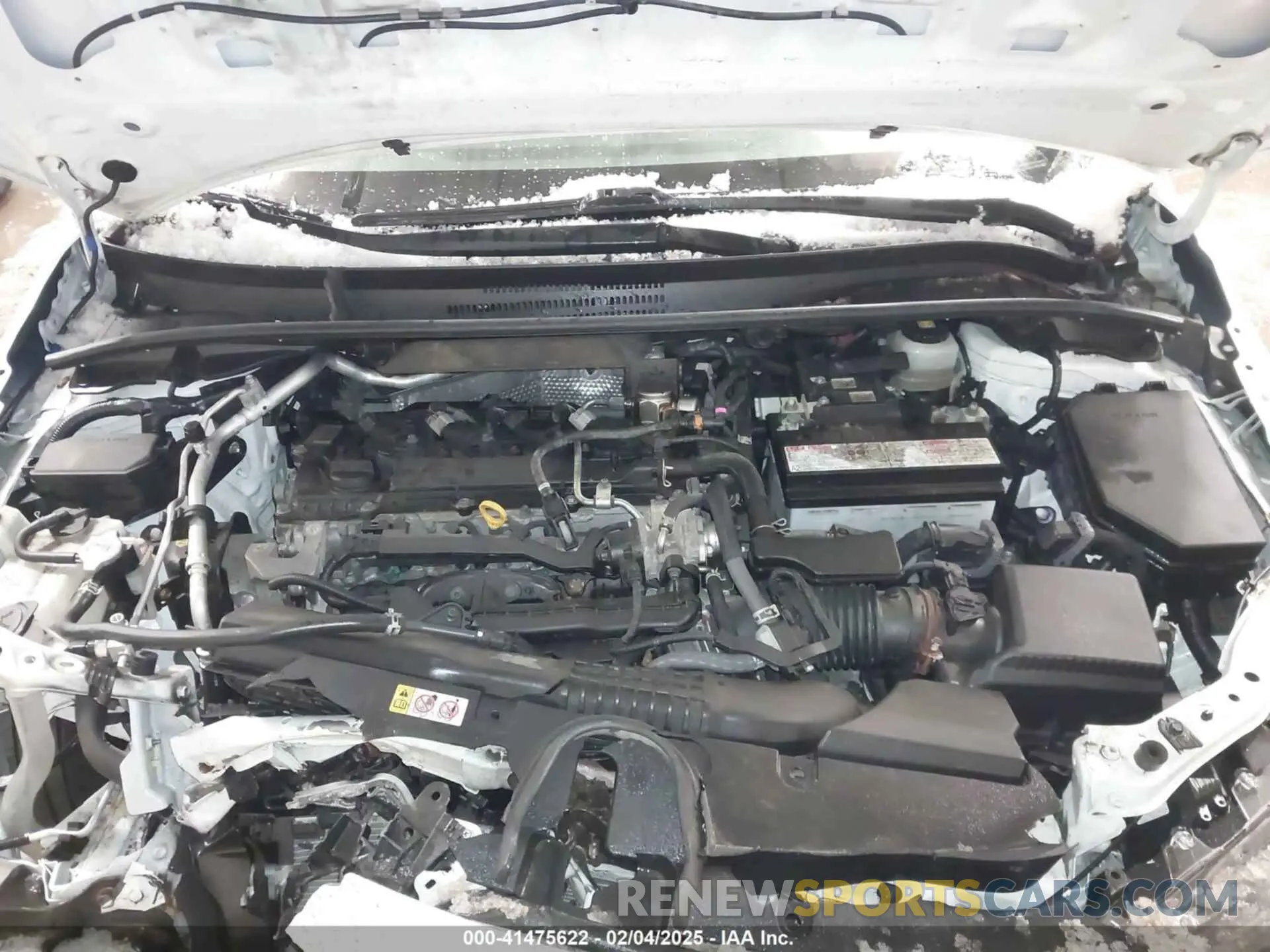 10 fotografías del automóvil dañado JTNB4MBE4M3108375 TOYOTA COROLLA 2021