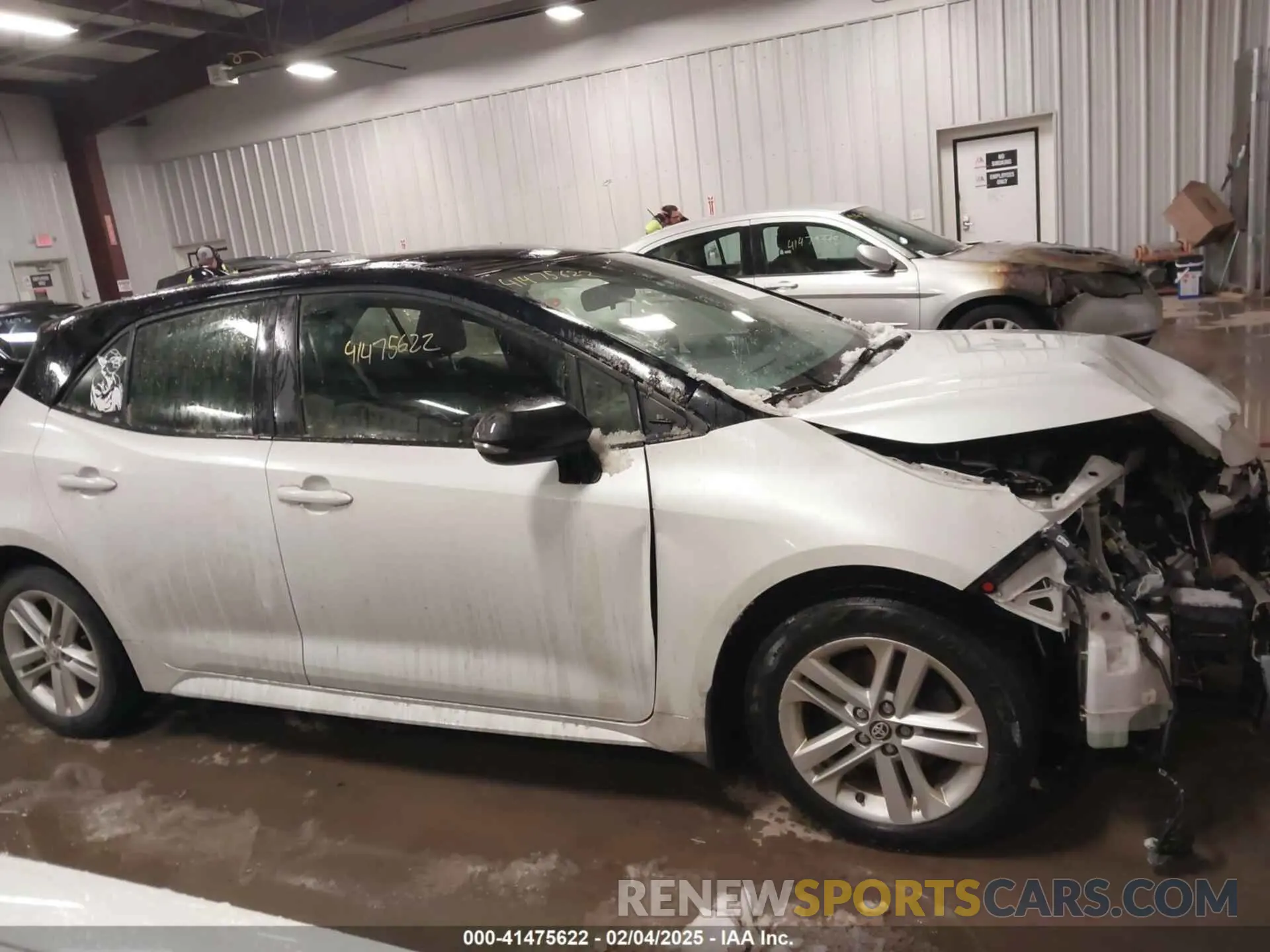13 fotografías del automóvil dañado JTNB4MBE4M3108375 TOYOTA COROLLA 2021