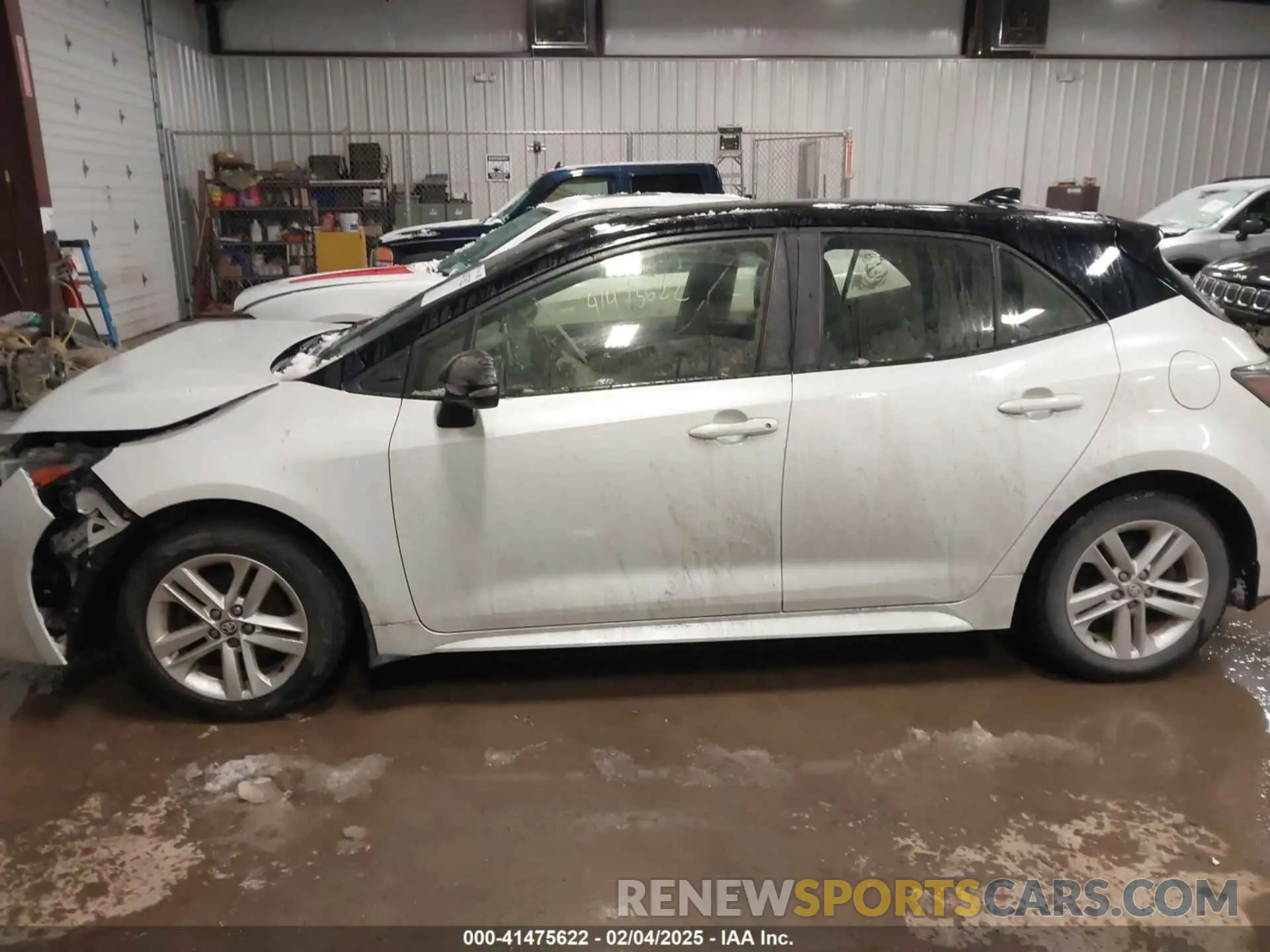 14 fotografías del automóvil dañado JTNB4MBE4M3108375 TOYOTA COROLLA 2021