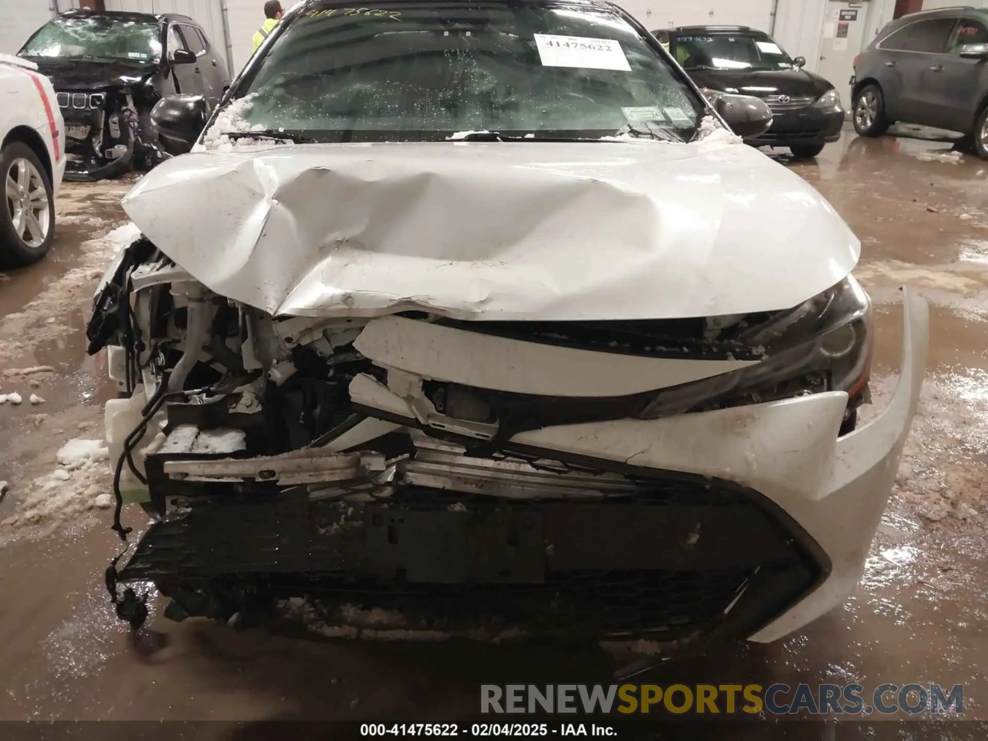 6 fotografías del automóvil dañado JTNB4MBE4M3108375 TOYOTA COROLLA 2021