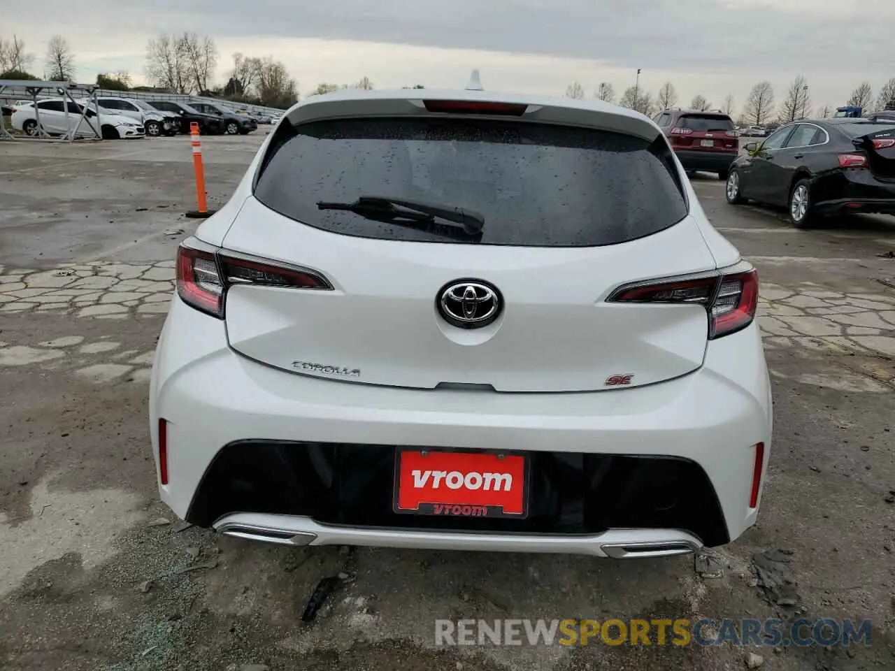 6 fotografías del automóvil dañado JTNB4MBE6M3110743 TOYOTA COROLLA 2021