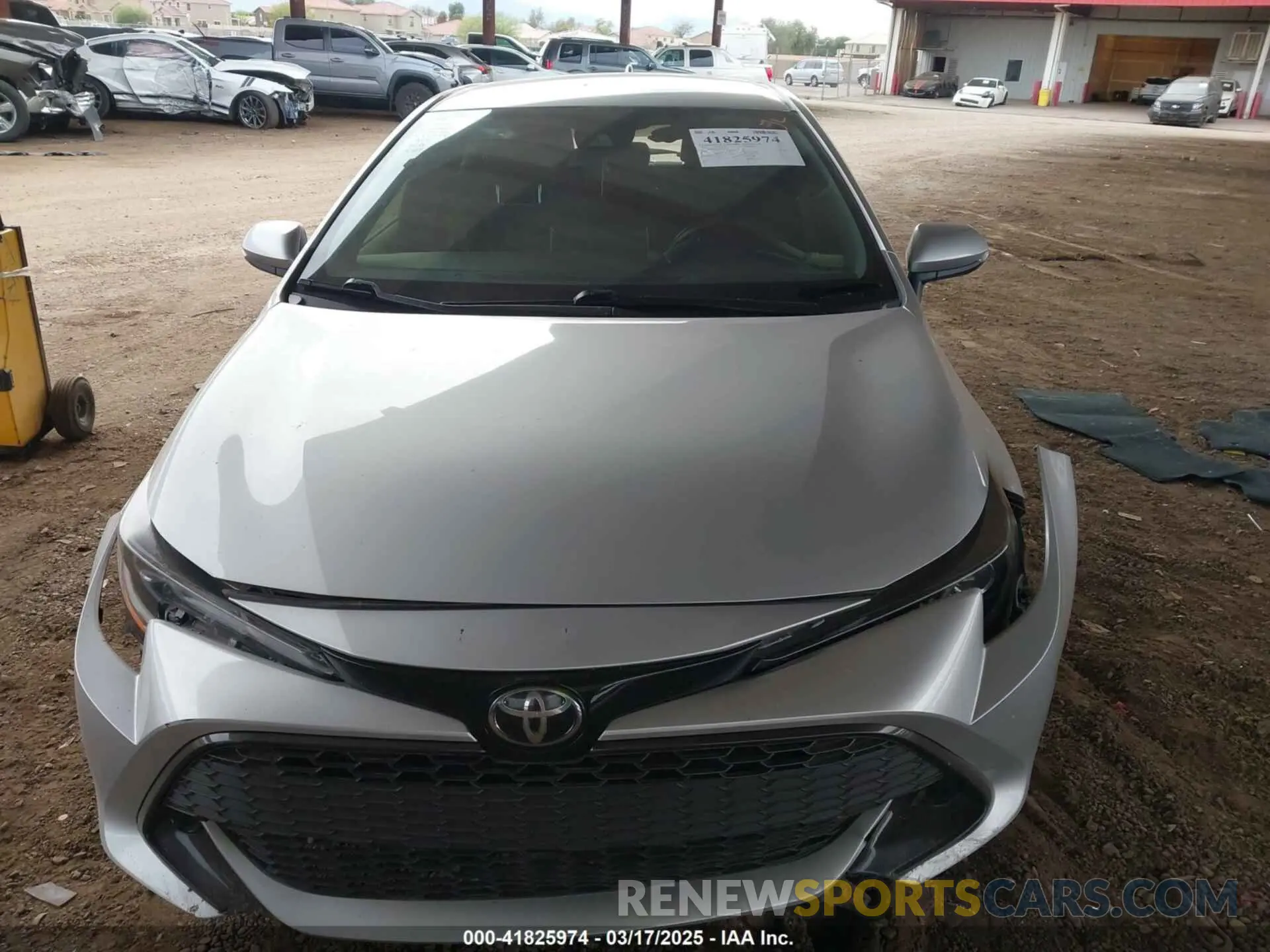12 fotografías del automóvil dañado JTNB4MBE6M3126568 TOYOTA COROLLA 2021