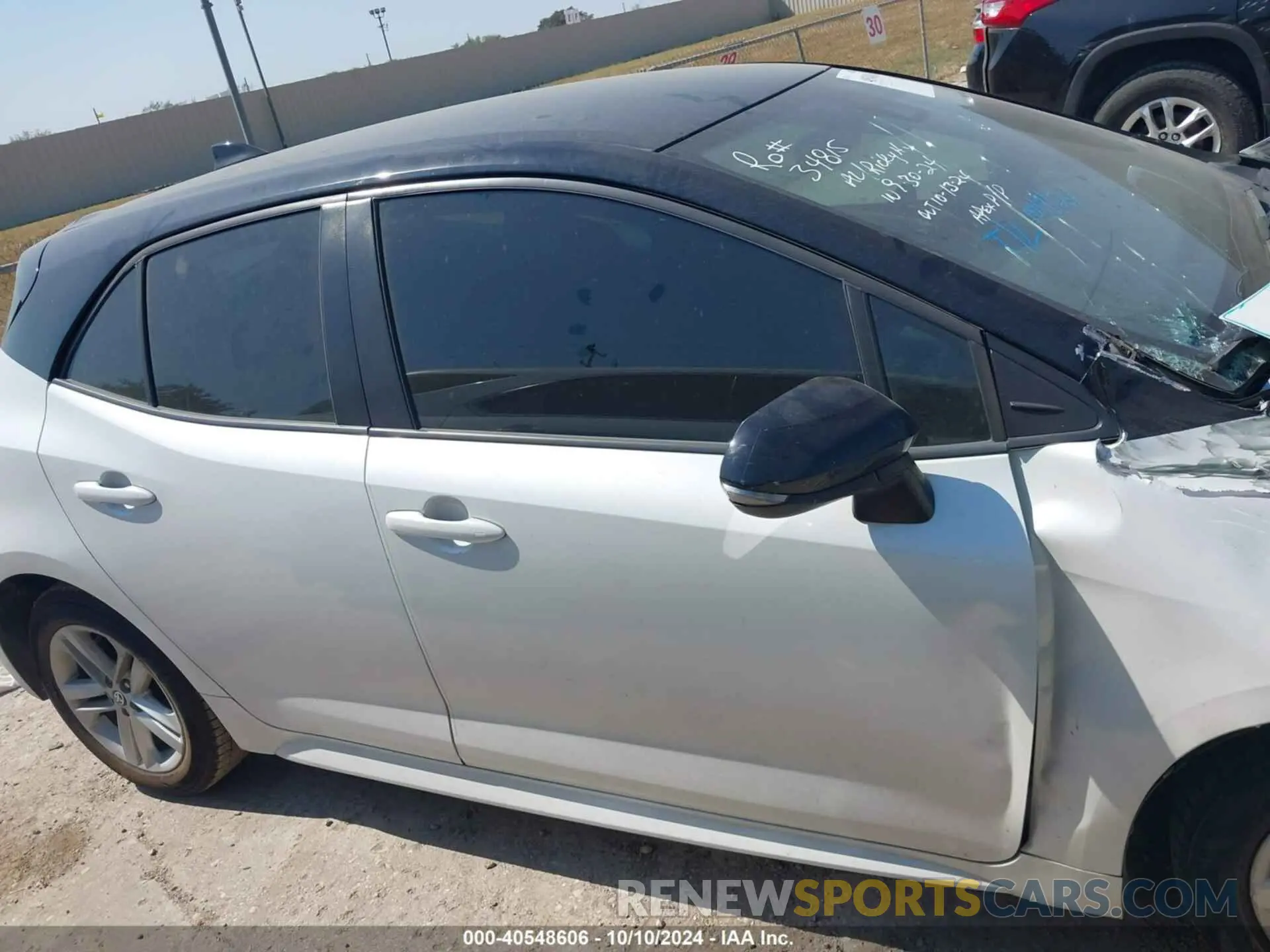 13 fotografías del automóvil dañado JTNB4MBE6M3137232 TOYOTA COROLLA 2021