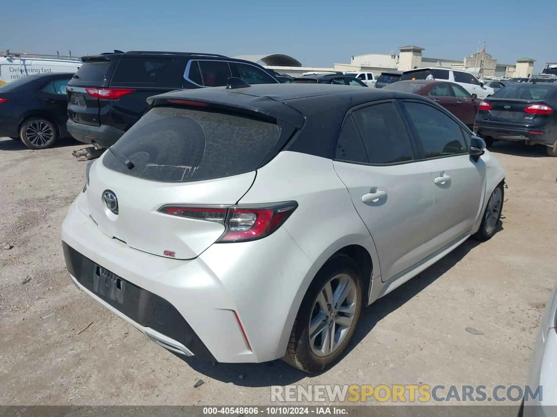 4 fotografías del automóvil dañado JTNB4MBE6M3137232 TOYOTA COROLLA 2021