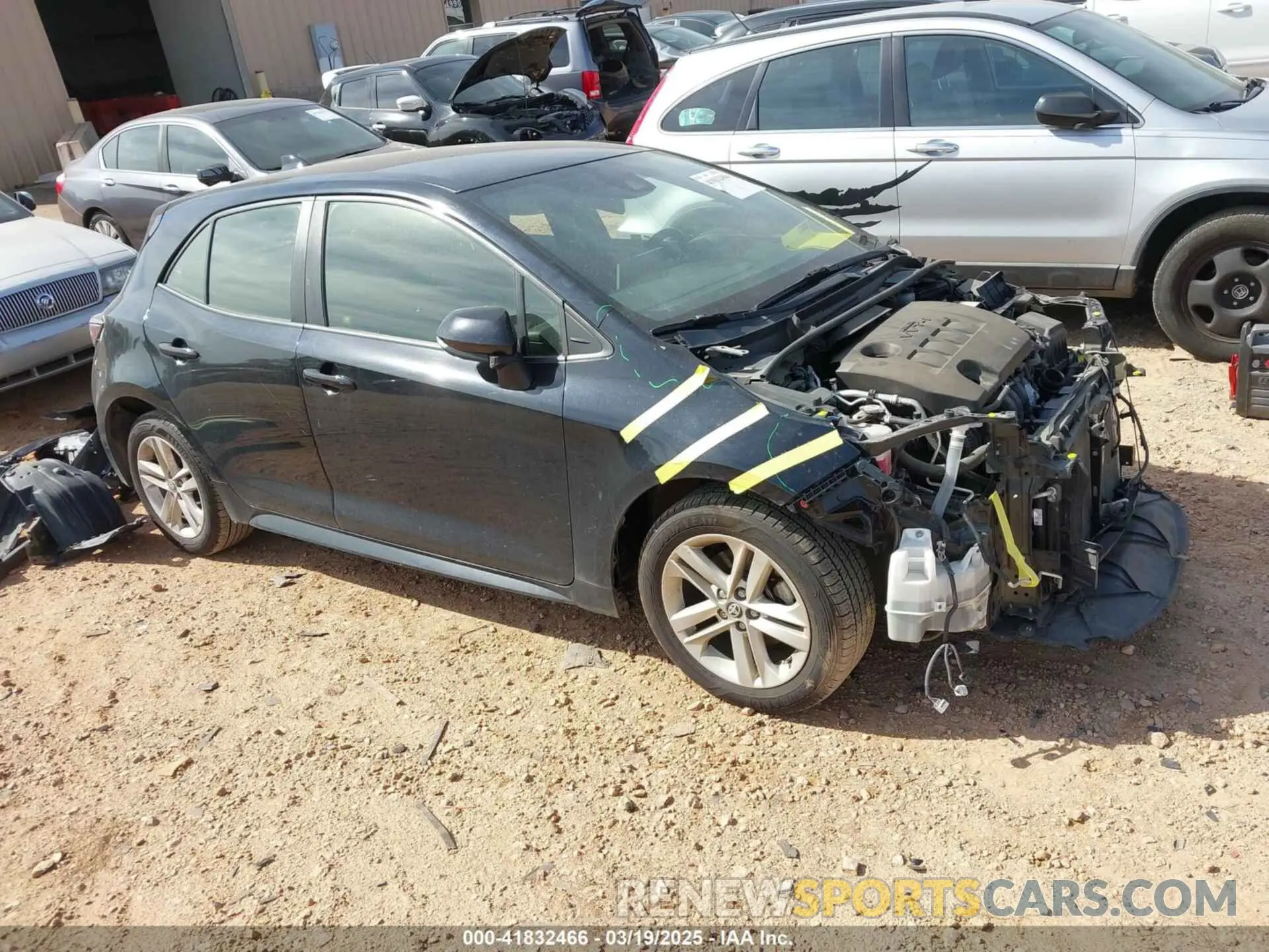 1 fotografías del automóvil dañado JTNB4MBEXM3146368 TOYOTA COROLLA 2021