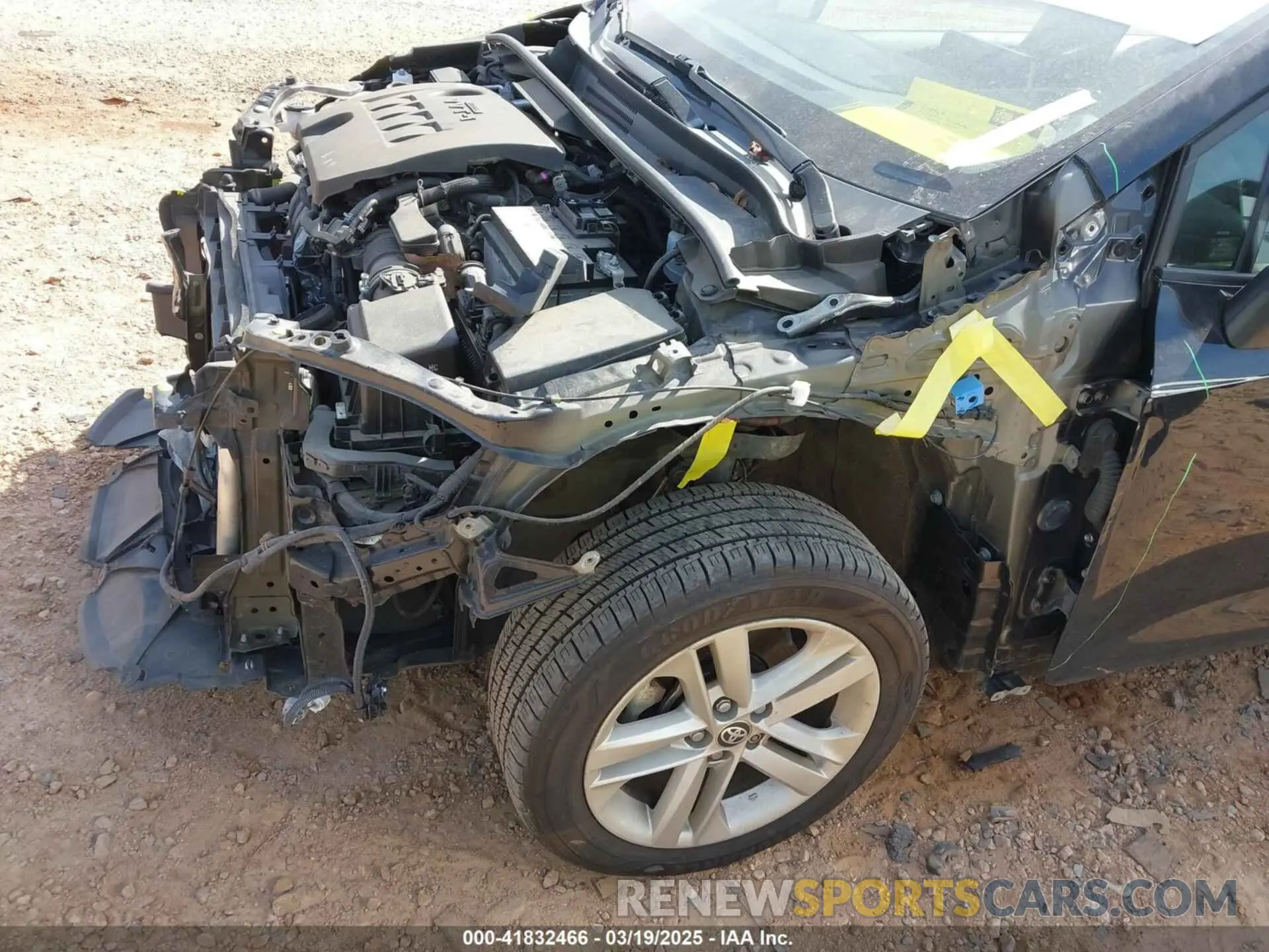 6 fotografías del automóvil dañado JTNB4MBEXM3146368 TOYOTA COROLLA 2021