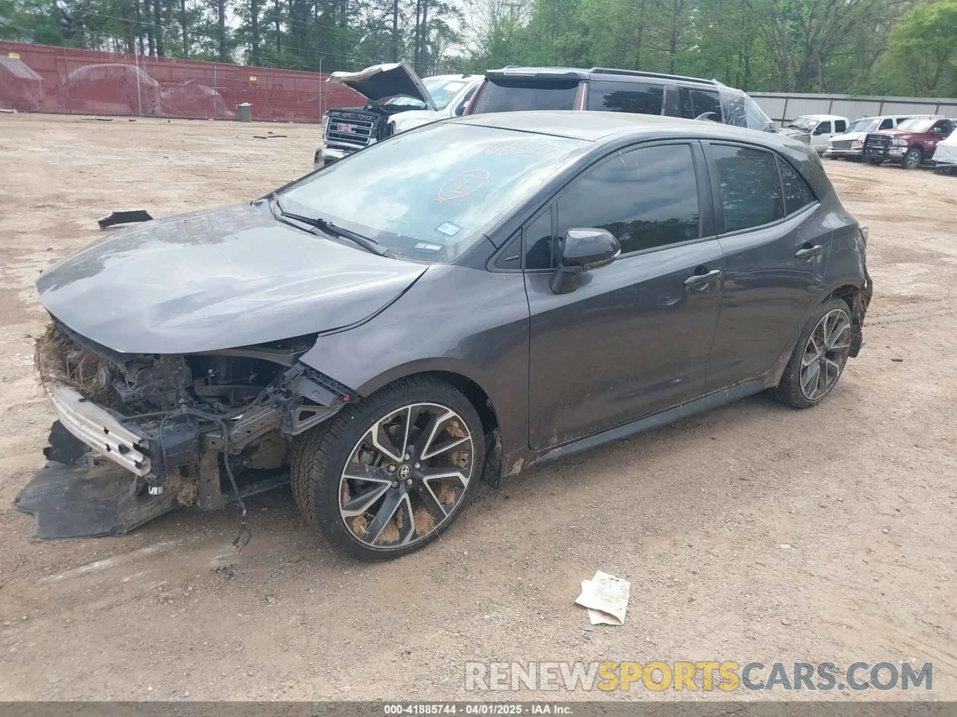 2 fotografías del automóvil dañado JTNC4MBE0M3117174 TOYOTA COROLLA 2021