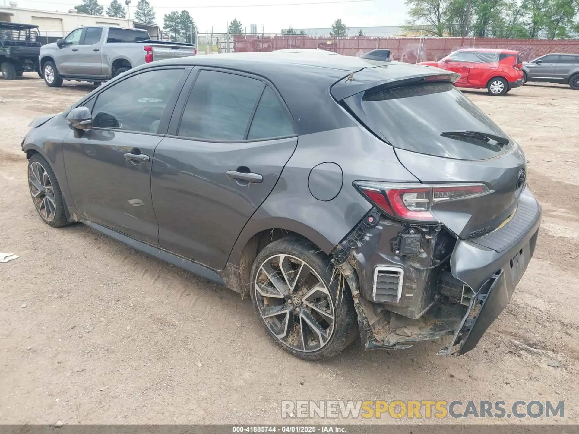 3 fotografías del automóvil dañado JTNC4MBE0M3117174 TOYOTA COROLLA 2021