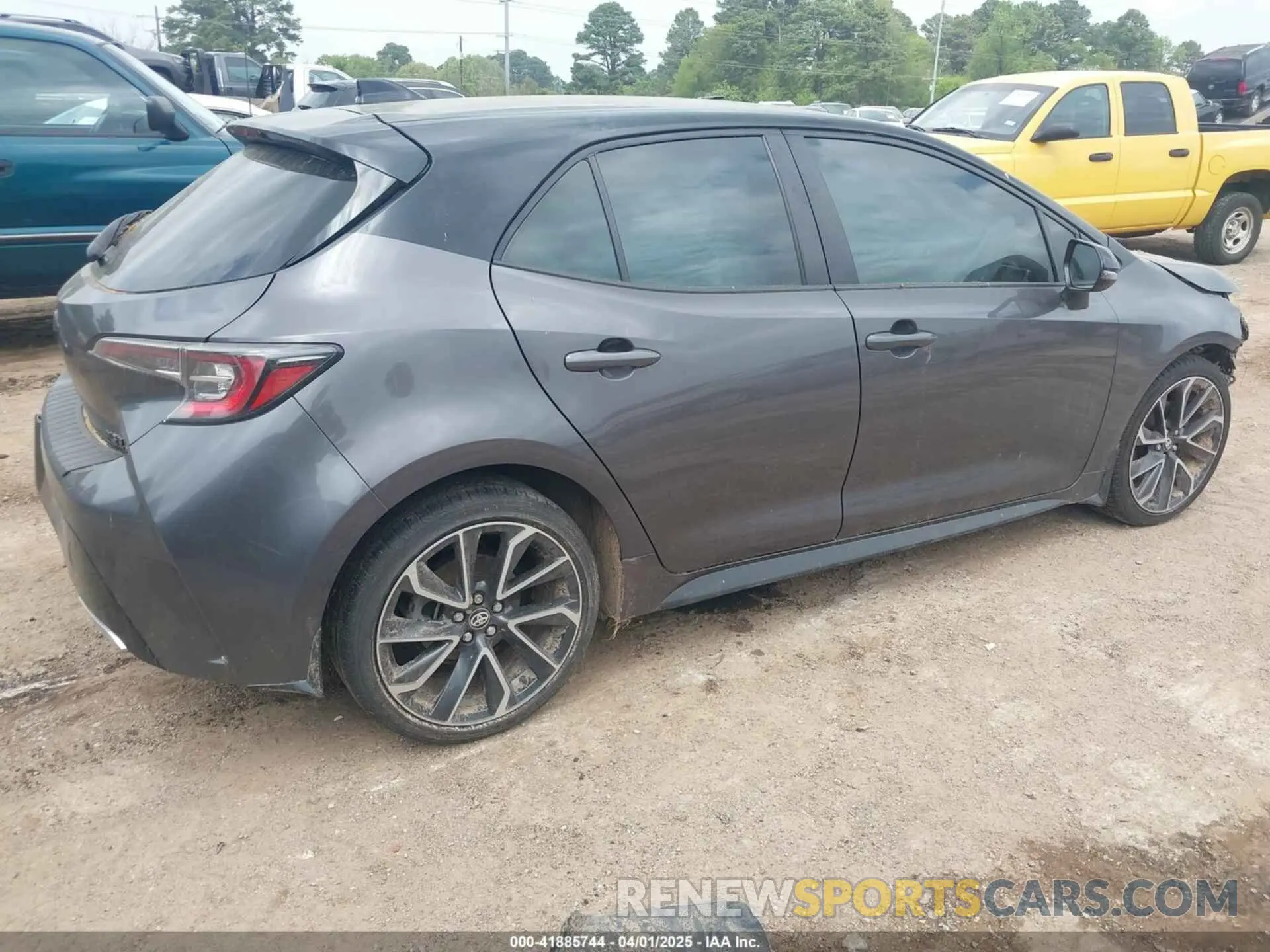 4 fotografías del automóvil dañado JTNC4MBE0M3117174 TOYOTA COROLLA 2021