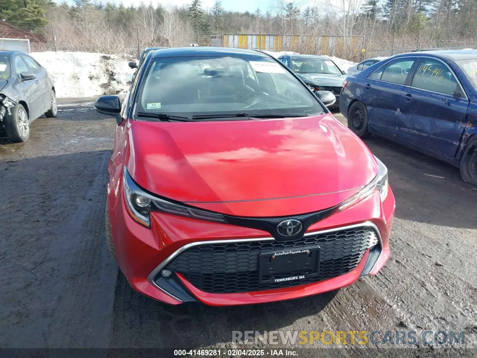 12 fotografías del automóvil dañado JTNC4MBE1M3139443 TOYOTA COROLLA 2021