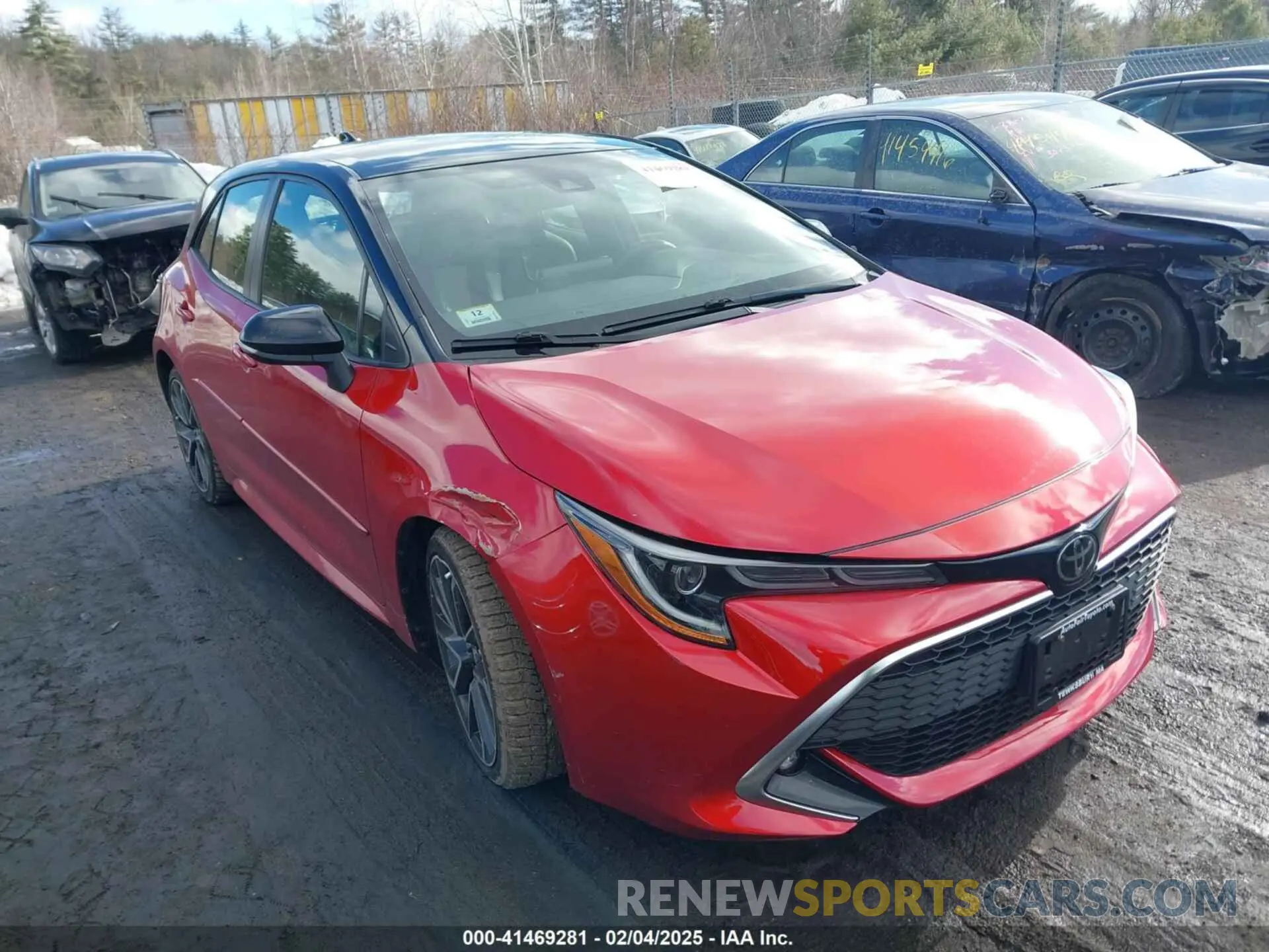 13 fotografías del automóvil dañado JTNC4MBE1M3139443 TOYOTA COROLLA 2021
