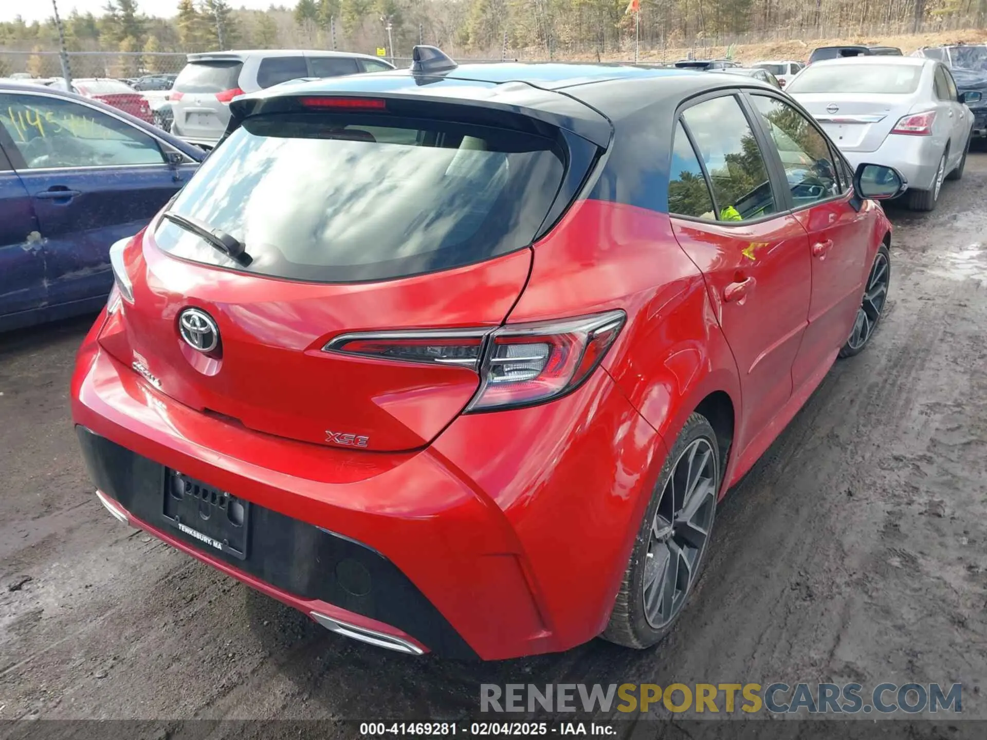 4 fotografías del automóvil dañado JTNC4MBE1M3139443 TOYOTA COROLLA 2021