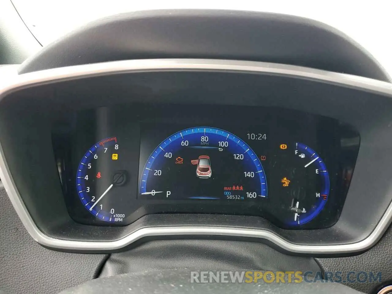 9 fotografías del automóvil dañado JTNC4MBE2M3111621 TOYOTA COROLLA 2021