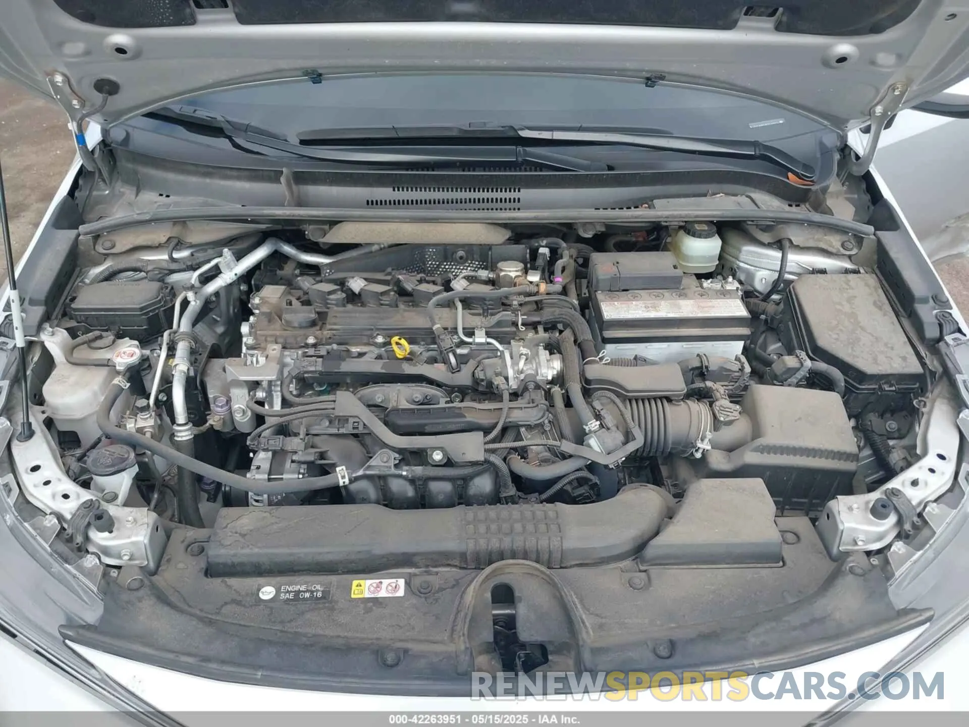 10 fotografías del automóvil dañado JTNC4MBE4M3118702 TOYOTA COROLLA 2021