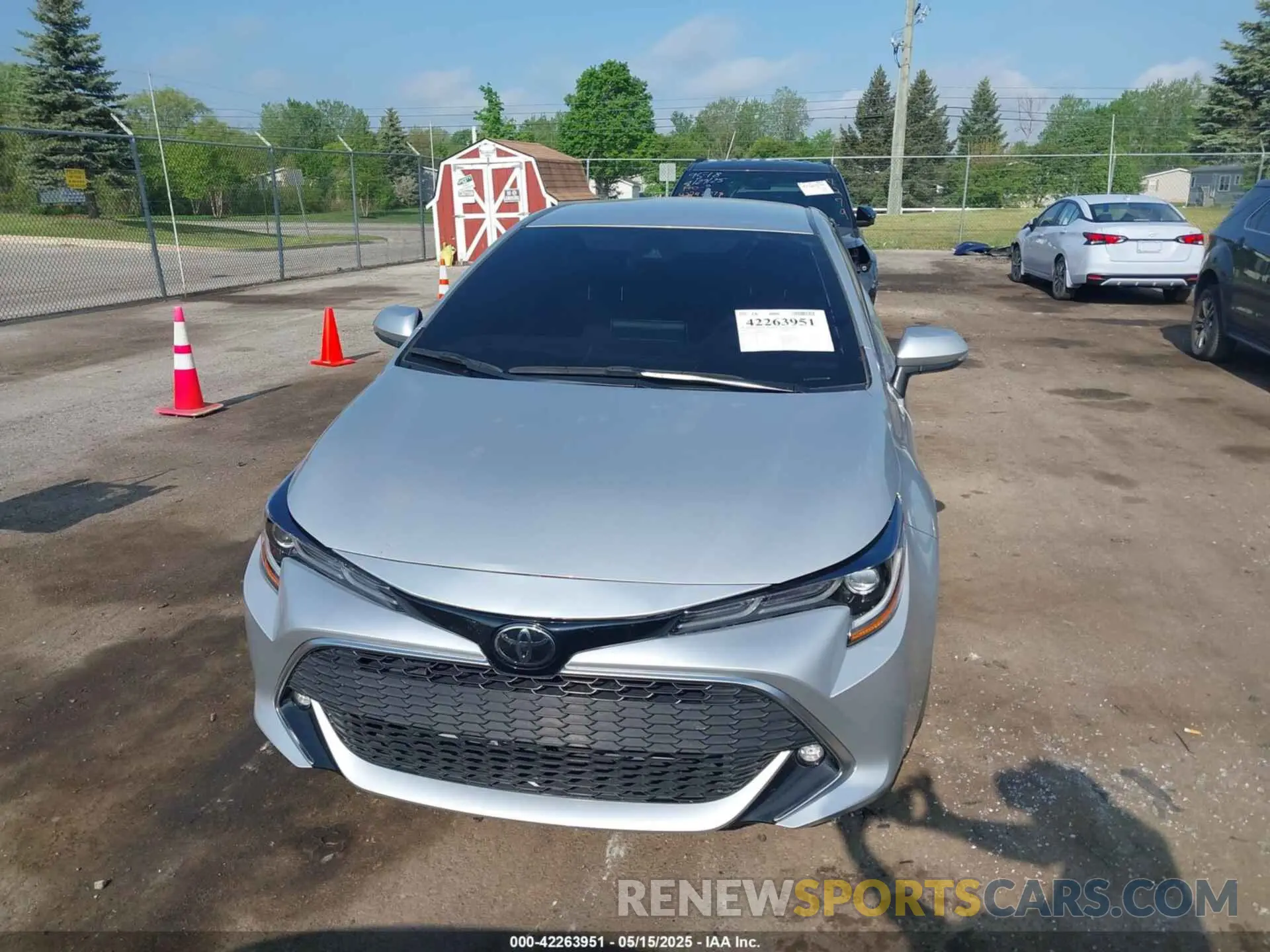 12 fotografías del automóvil dañado JTNC4MBE4M3118702 TOYOTA COROLLA 2021