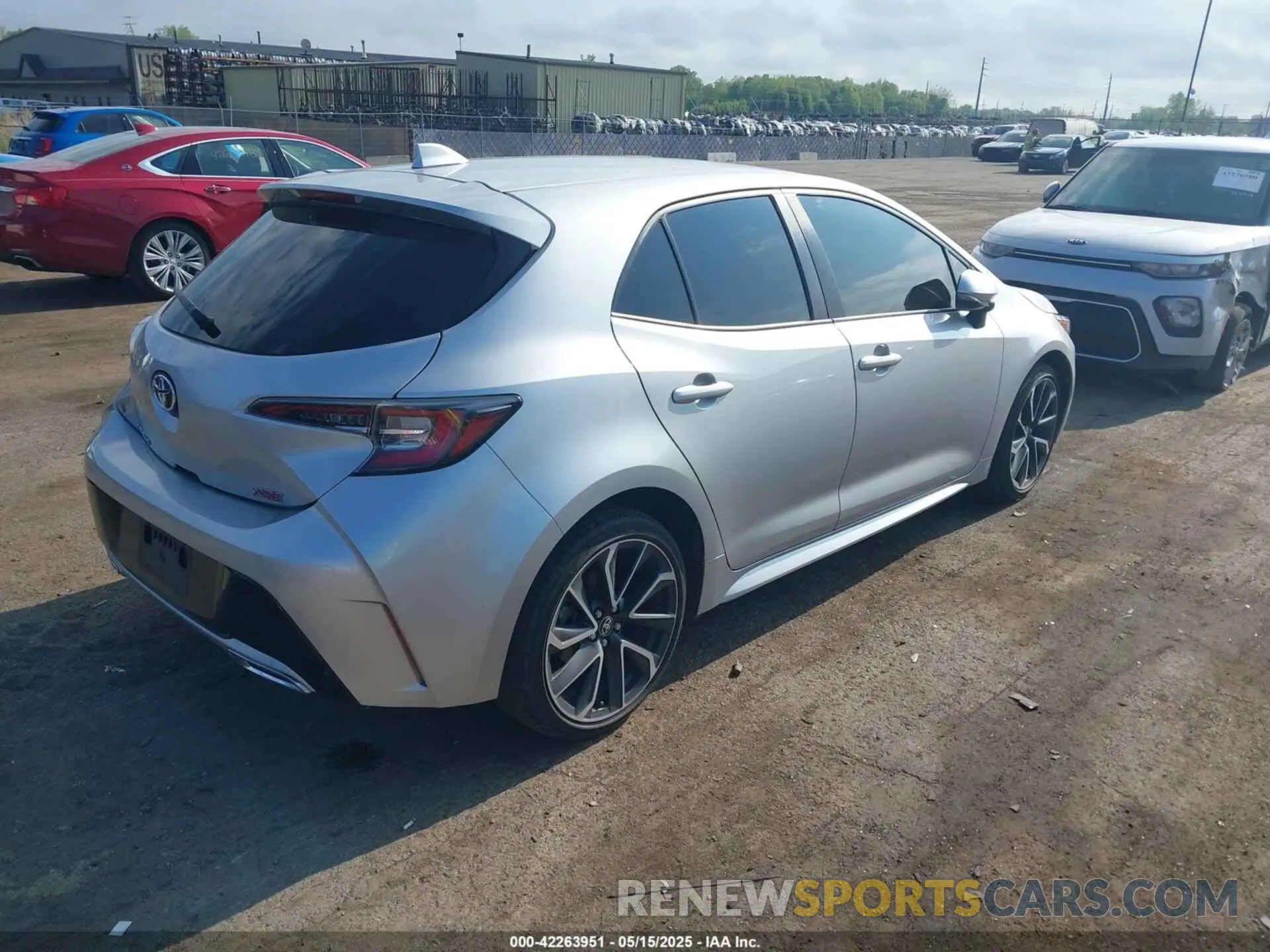 4 fotografías del automóvil dañado JTNC4MBE4M3118702 TOYOTA COROLLA 2021