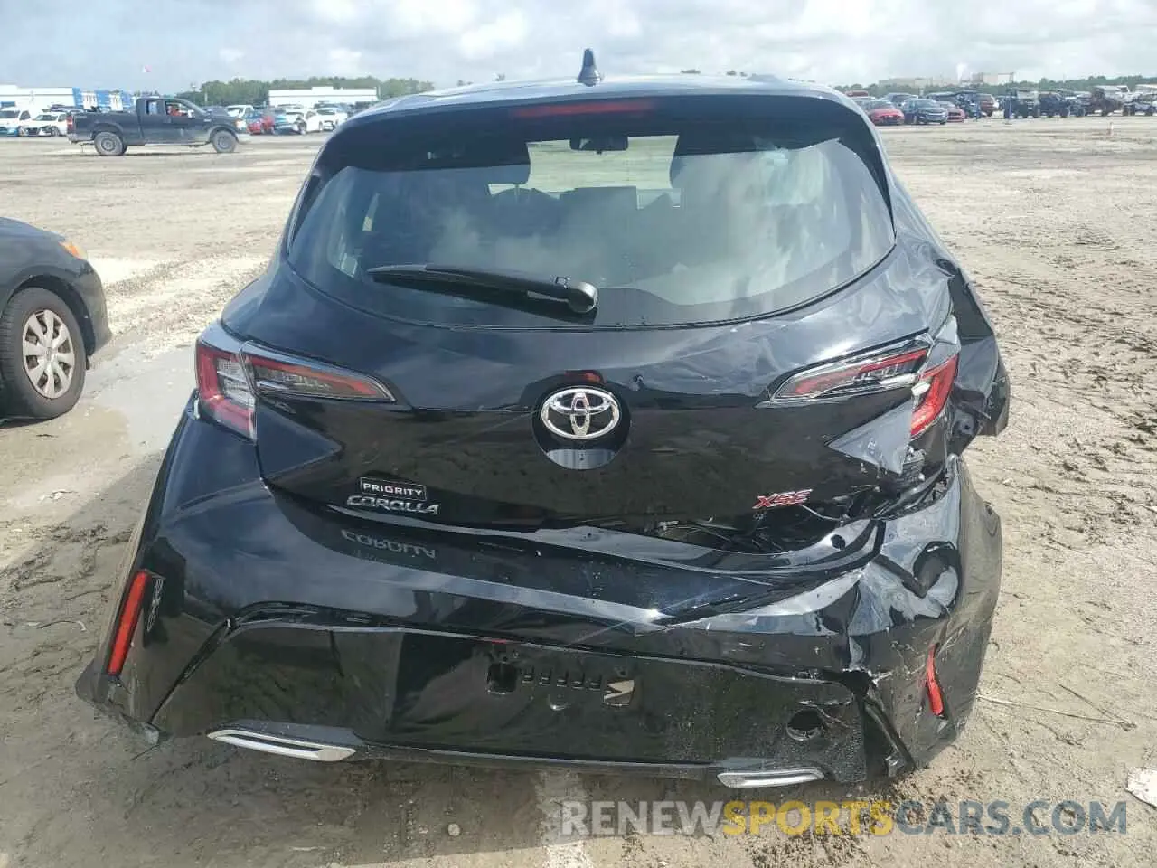 6 fotografías del automóvil dañado JTNC4MBE5M3108339 TOYOTA COROLLA 2021