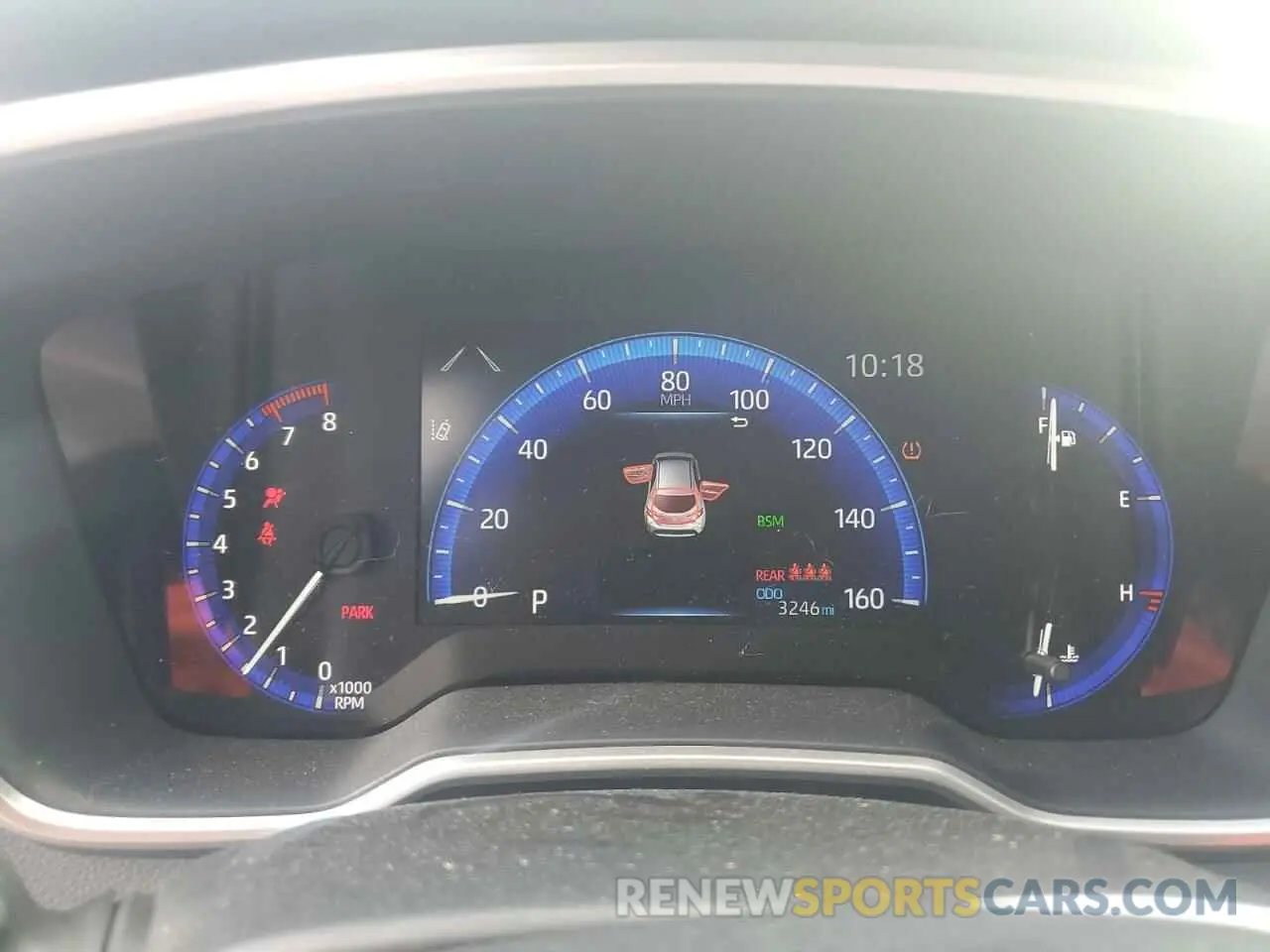 9 fotografías del automóvil dañado JTNC4MBE5M3108339 TOYOTA COROLLA 2021