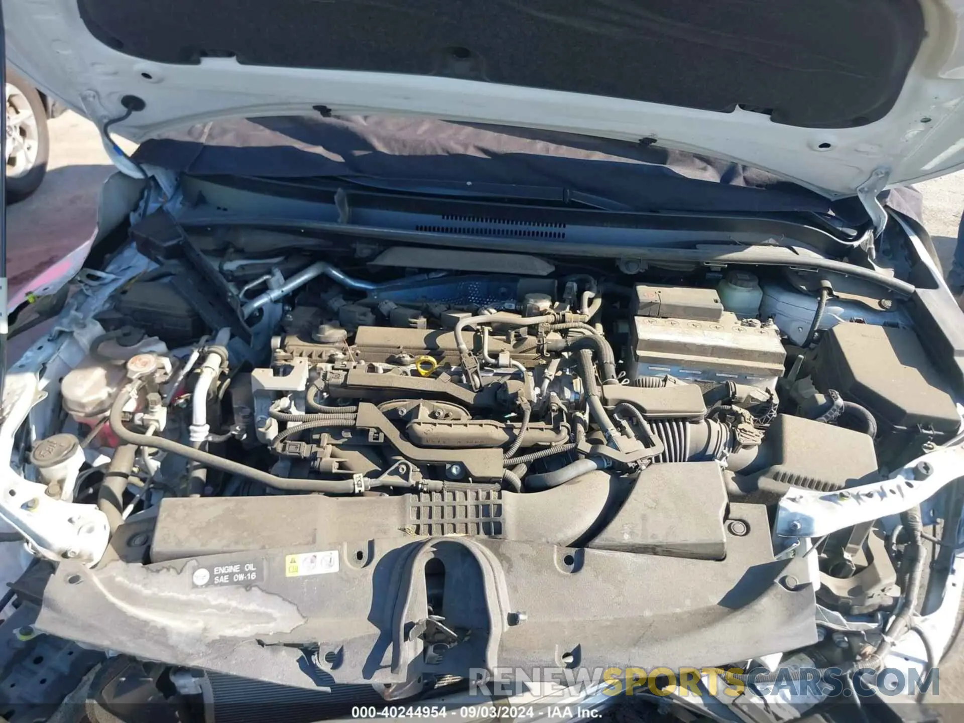 10 fotografías del automóvil dañado JTNC4MBE5M3132544 TOYOTA COROLLA 2021