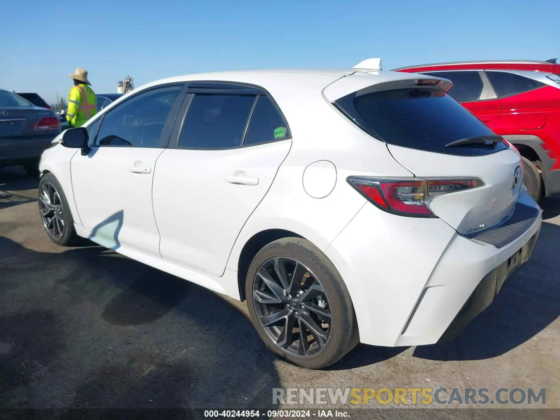 3 fotografías del automóvil dañado JTNC4MBE5M3132544 TOYOTA COROLLA 2021