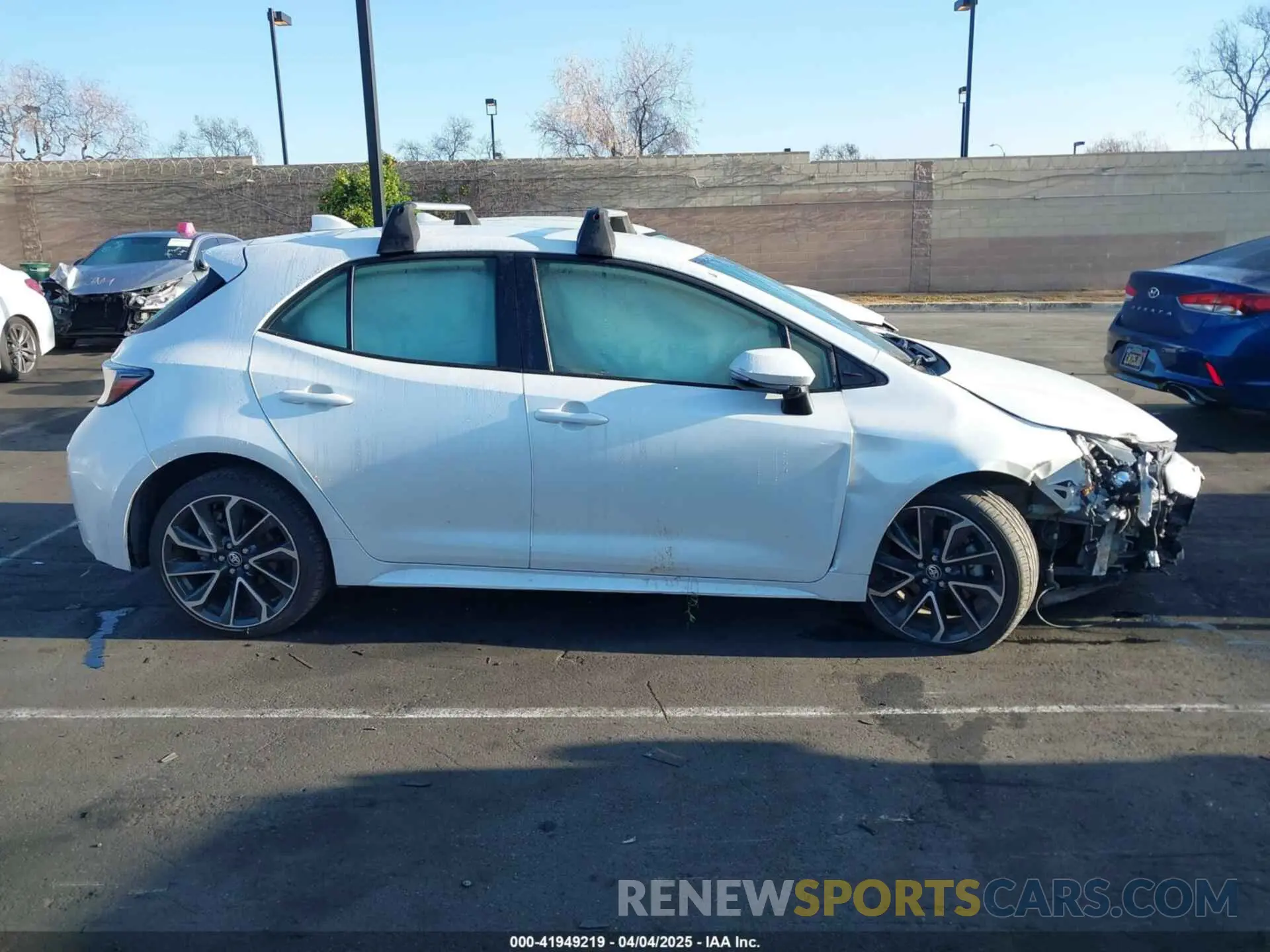 14 fotografías del automóvil dañado JTNC4MBE5M3146928 TOYOTA COROLLA 2021