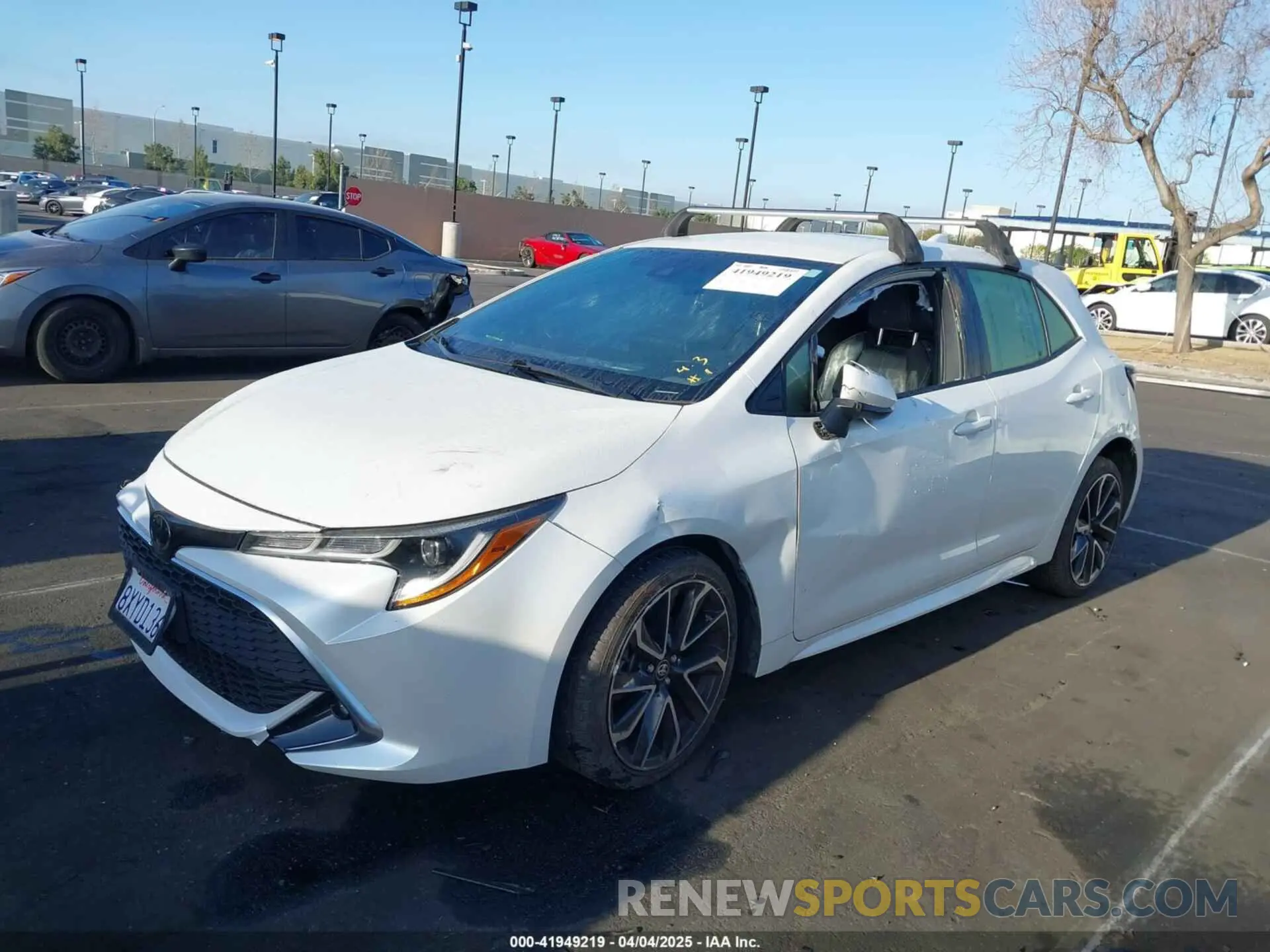 15 fotografías del automóvil dañado JTNC4MBE5M3146928 TOYOTA COROLLA 2021