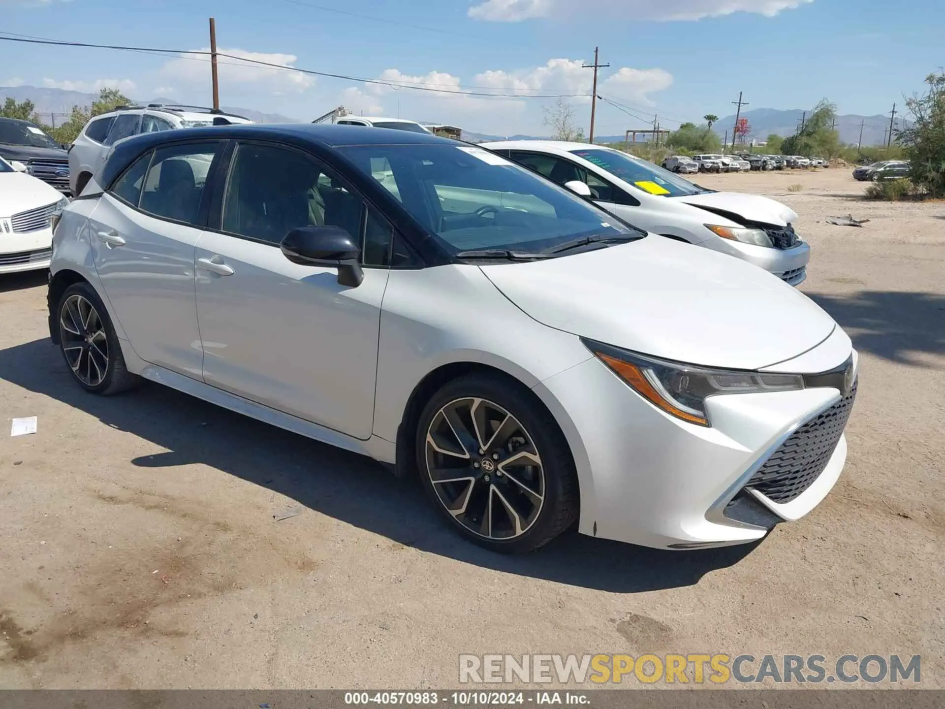 1 fotografías del automóvil dañado JTNC4MBE6M3127613 TOYOTA COROLLA 2021