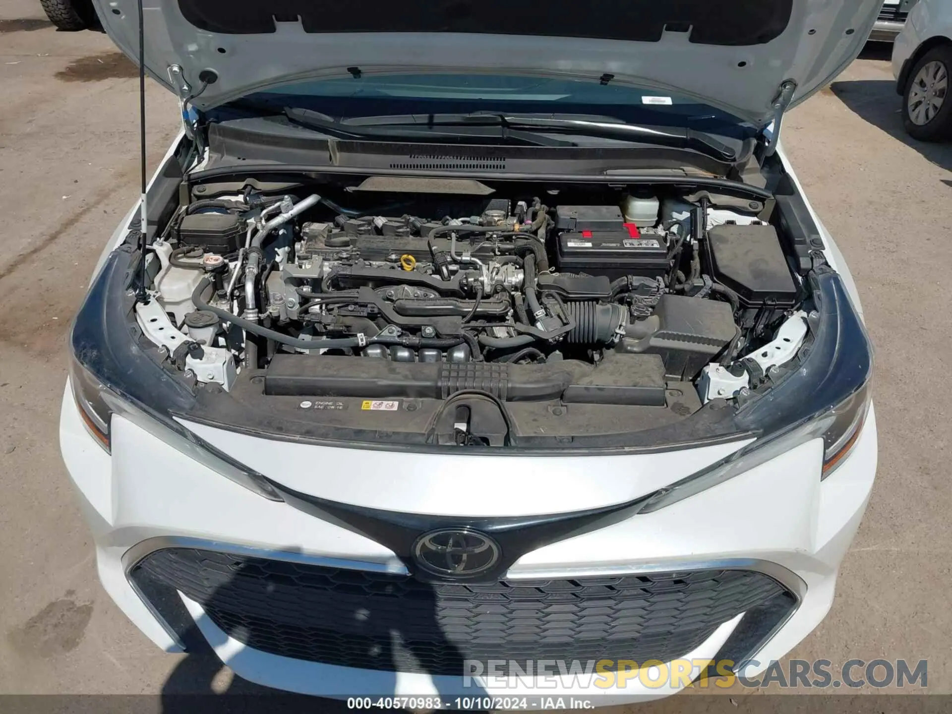10 fotografías del automóvil dañado JTNC4MBE6M3127613 TOYOTA COROLLA 2021