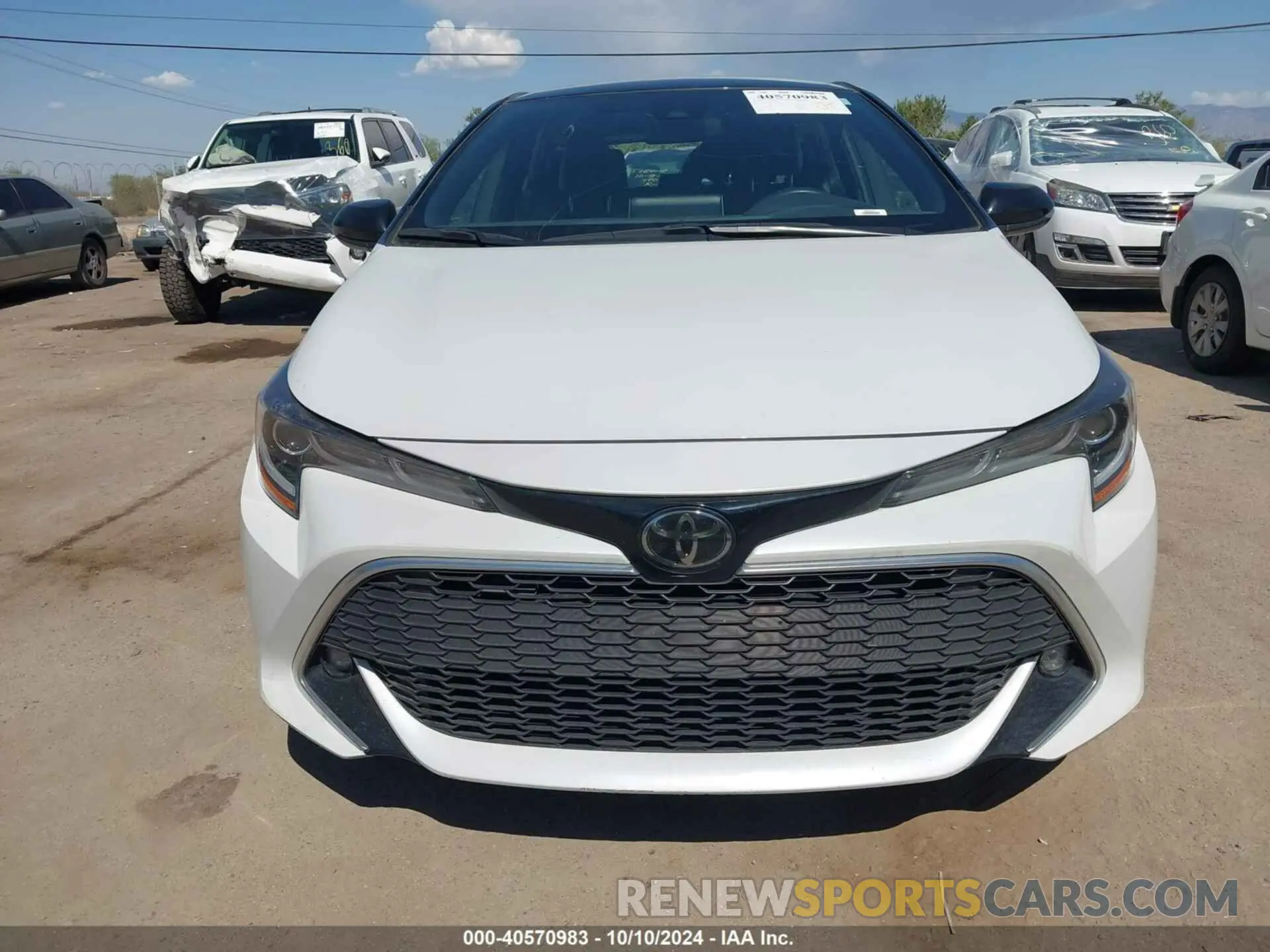 12 fotografías del automóvil dañado JTNC4MBE6M3127613 TOYOTA COROLLA 2021