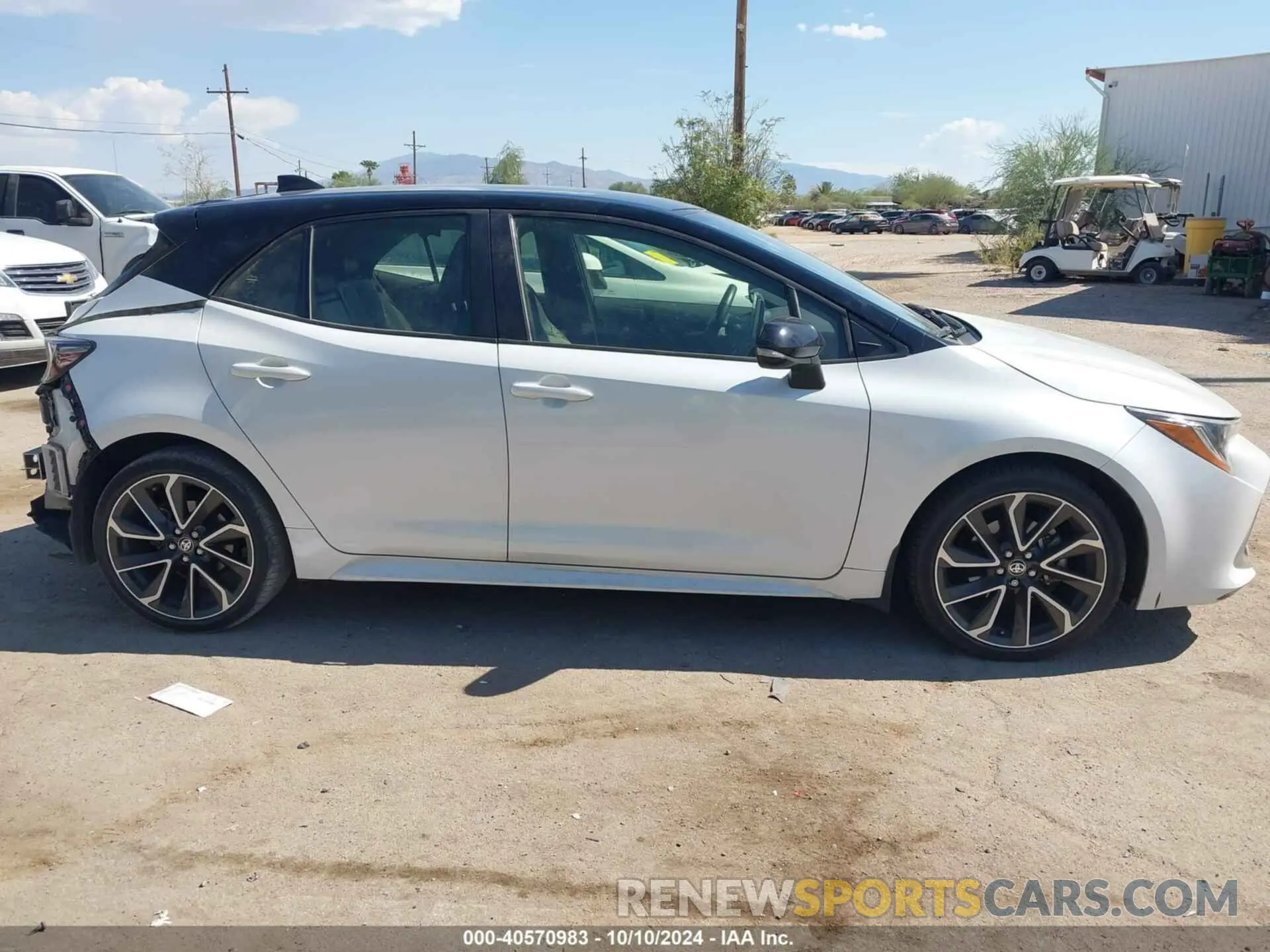 13 fotografías del automóvil dañado JTNC4MBE6M3127613 TOYOTA COROLLA 2021