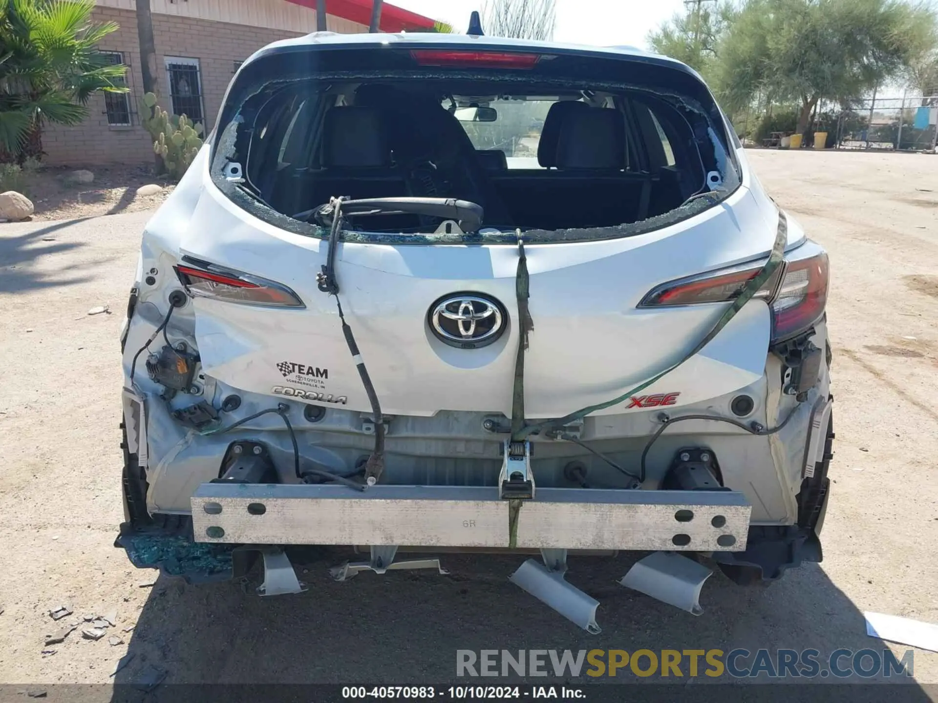 16 fotografías del automóvil dañado JTNC4MBE6M3127613 TOYOTA COROLLA 2021